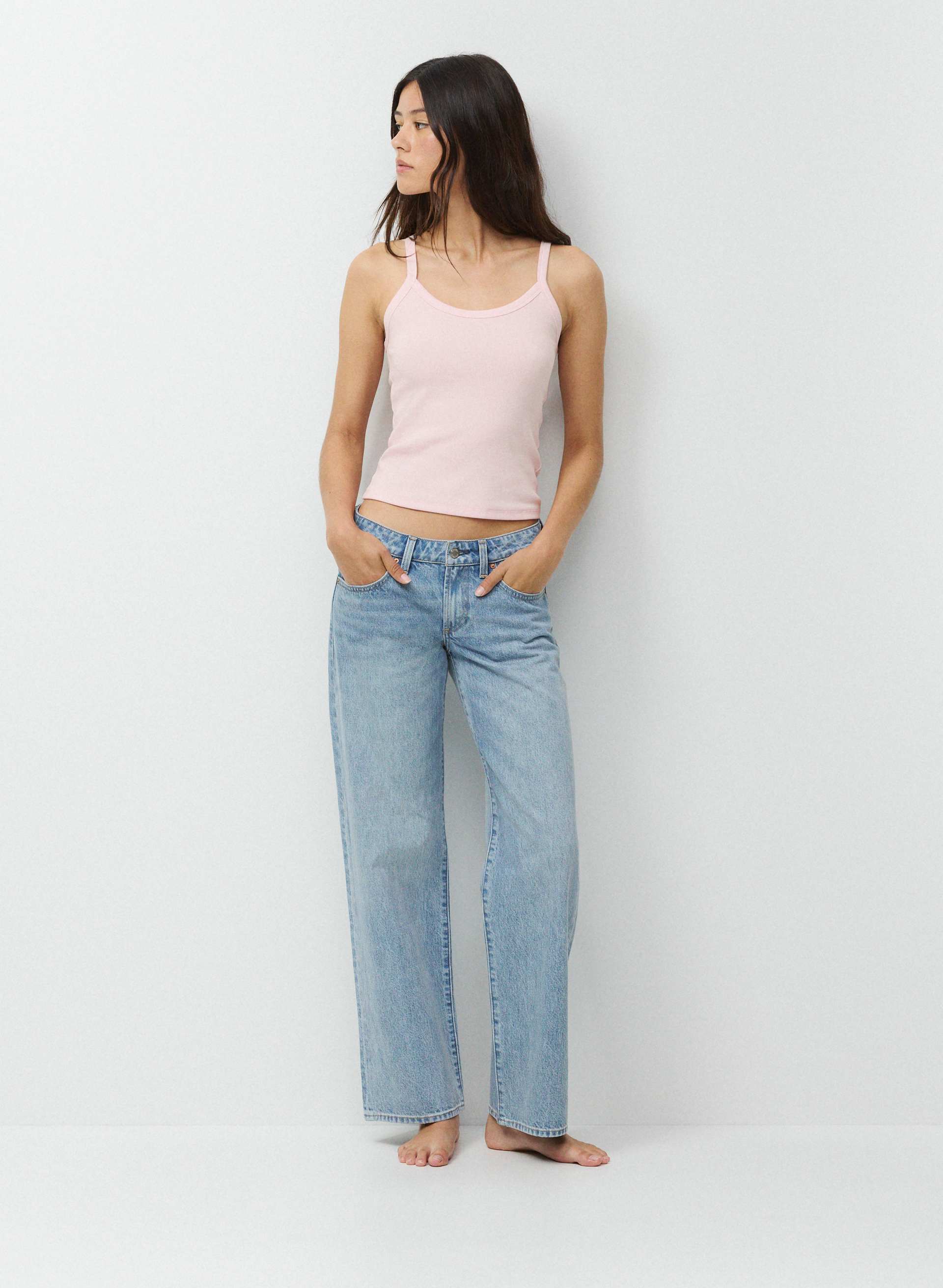 HOMESTRETCH™ RIB SPECTRUM CAMI TANK | Aritzia