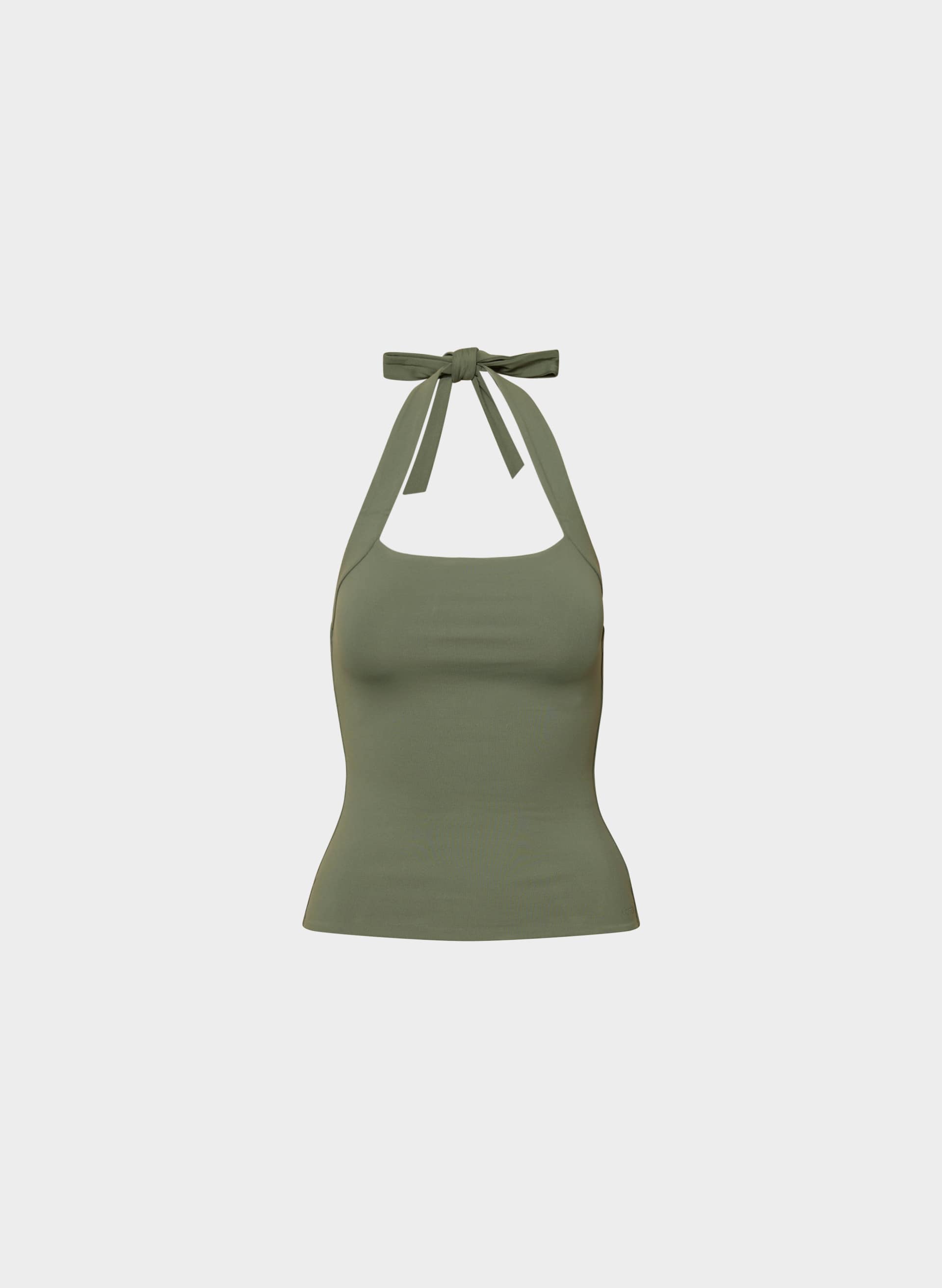 ORIGINAL CONTOUR OPTIMUM HALTER TOP - Second-skin halter top. 