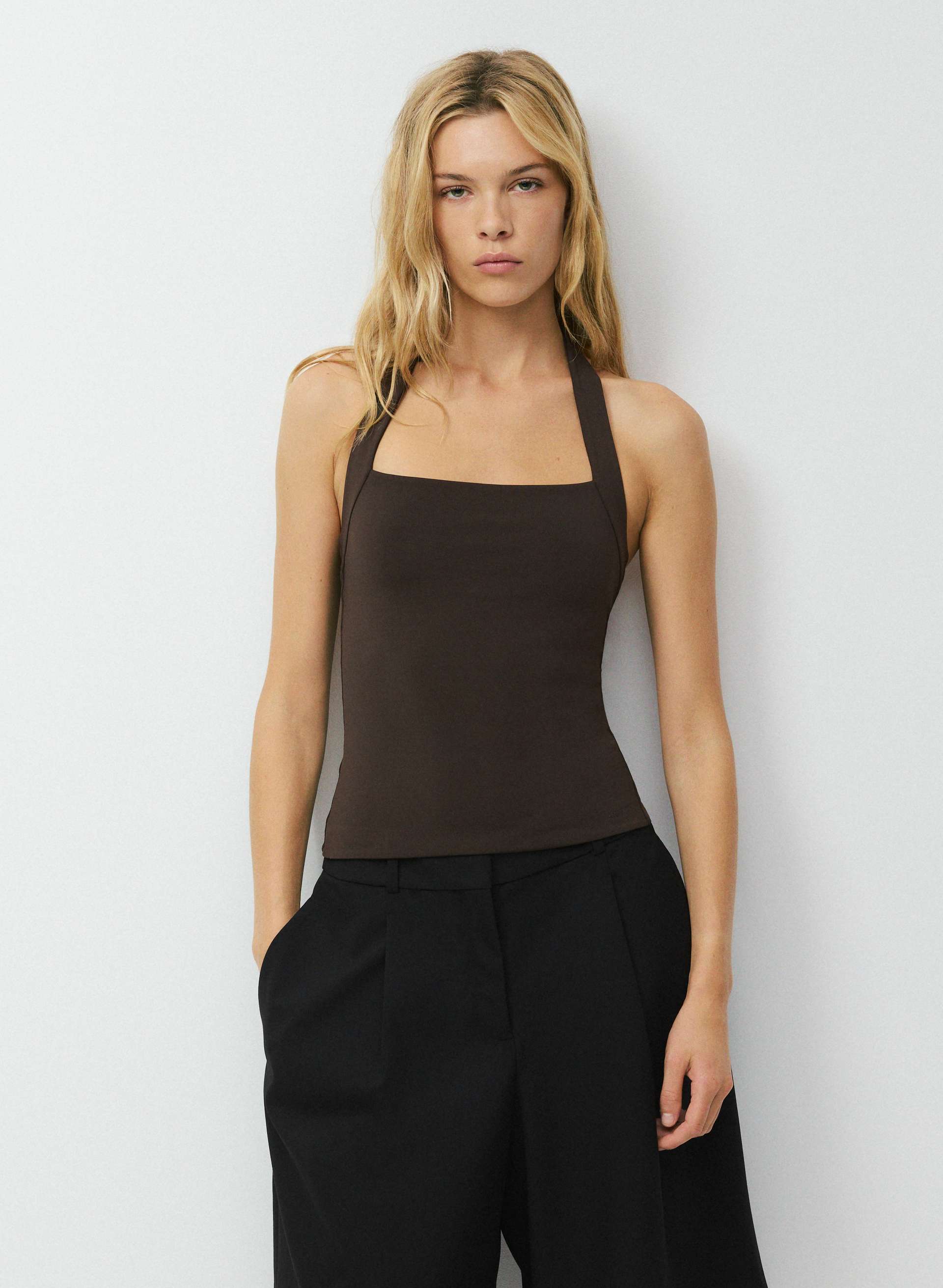 ORIGINAL CONTOUR OPTIMUM HALTER TOP | Aritzia