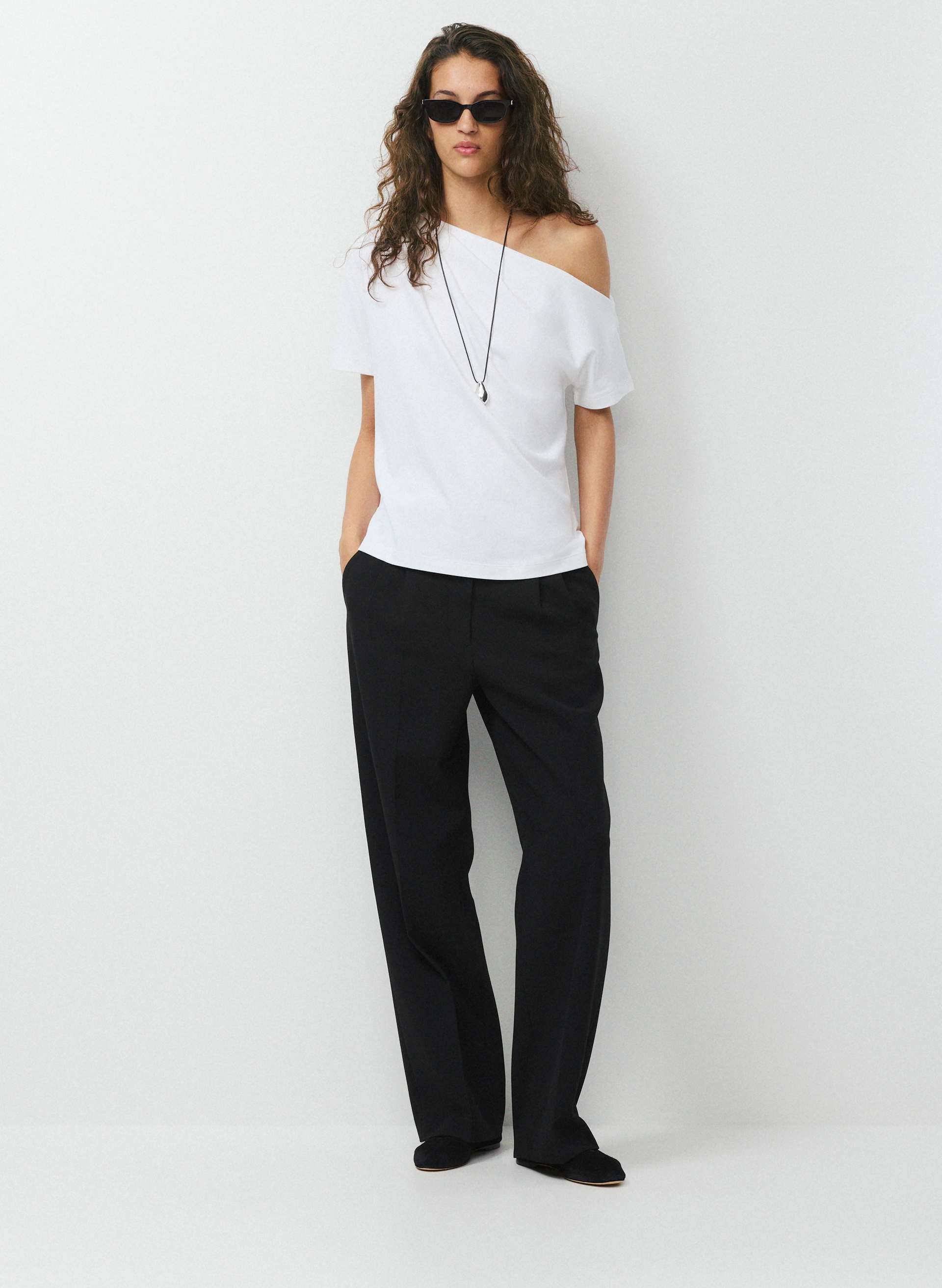 トップス script knit tops thered thread InterLock Cotton Script Top | Aritzia US