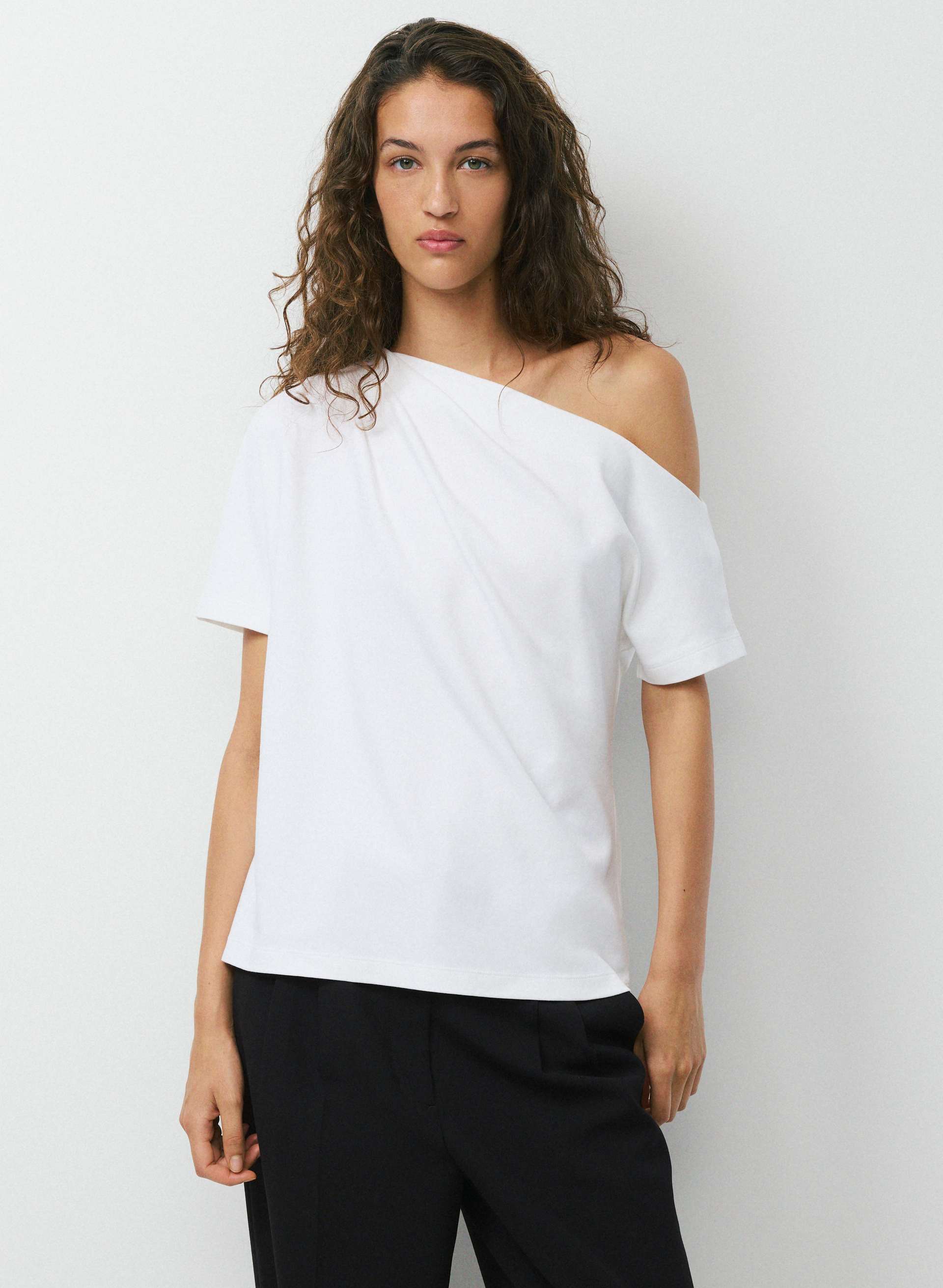 トップス theredthread ink script hook tops white InterLock Cotton Script Top | Aritzia US