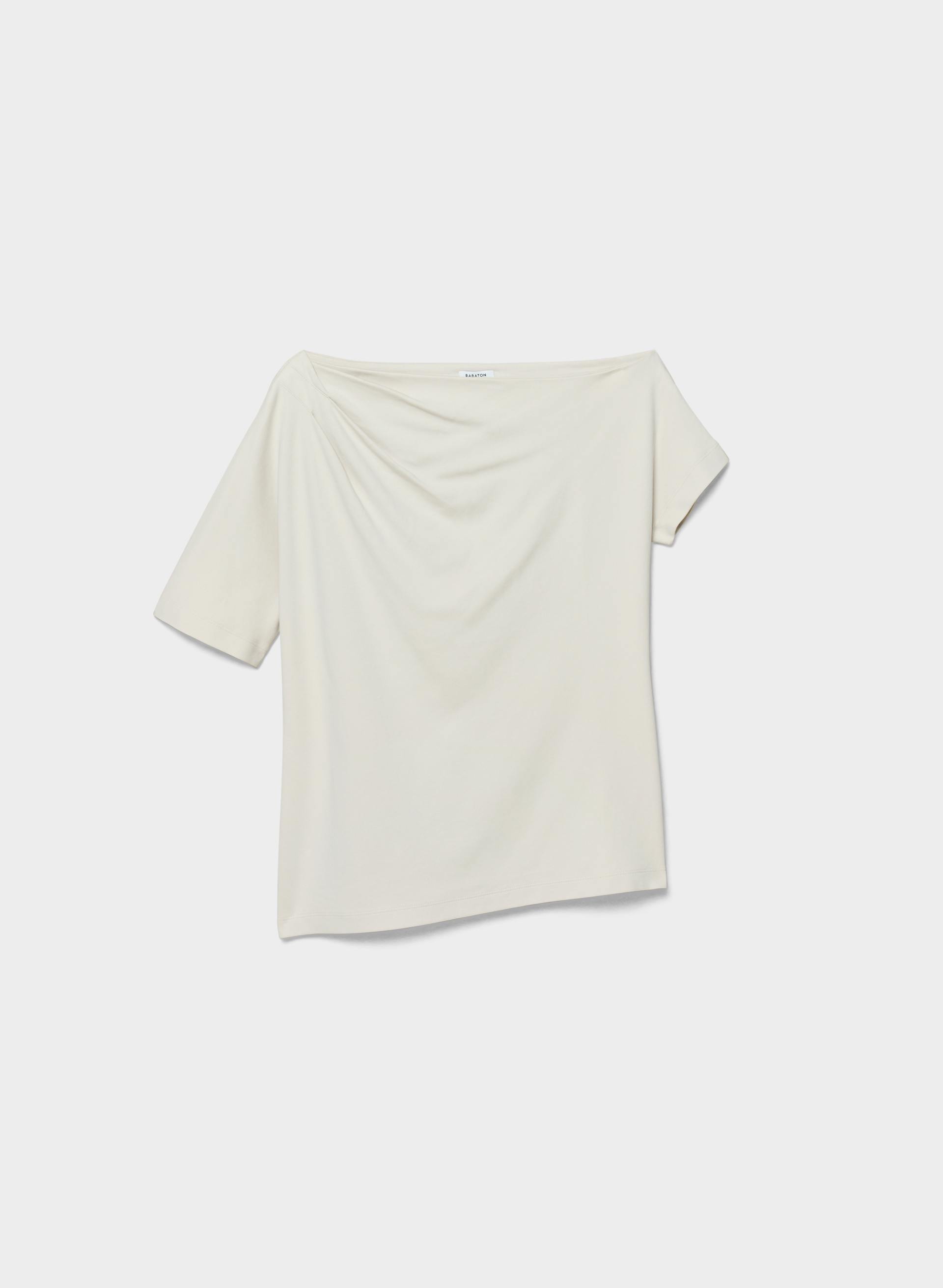 INTERLOCK COTTON SCRIPT TOP | Aritzia