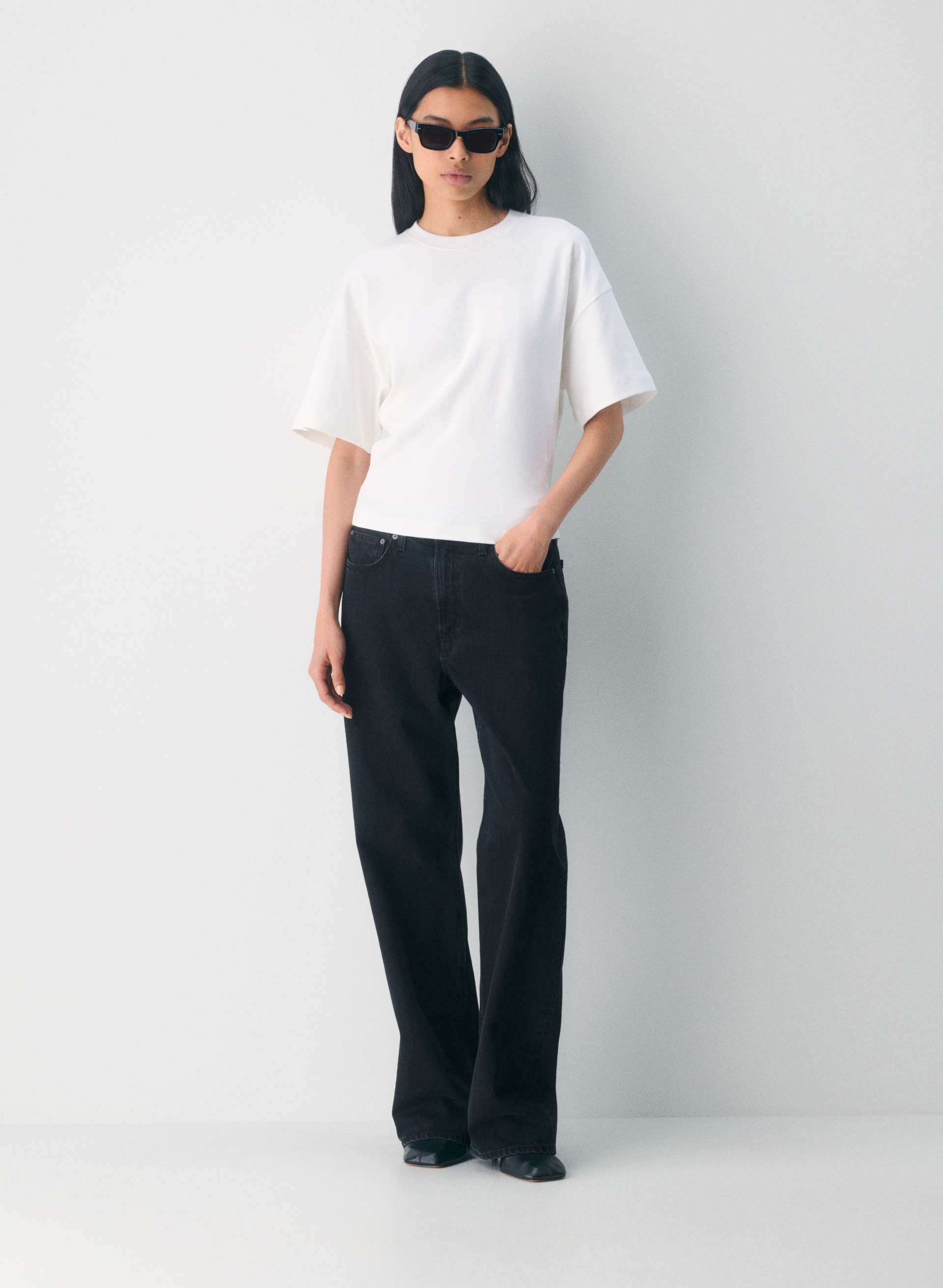 INTERLOCK COTTON BARCLAY T-SHIRT | Aritzia