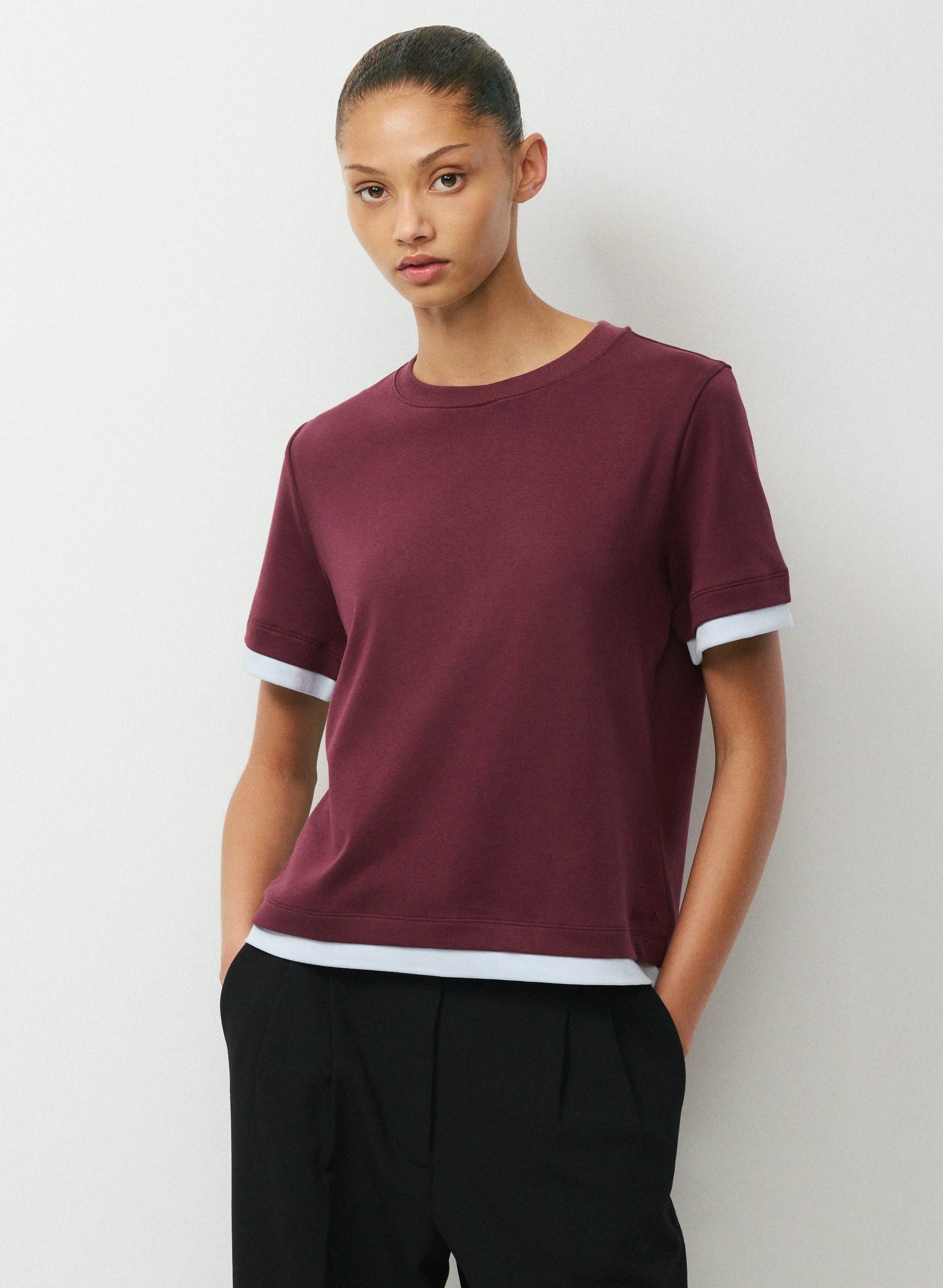 T-SHIRT FUNCTION - COTON INTERLOCK - T-shirt ras du cou classique en double tricot tout coton. 
