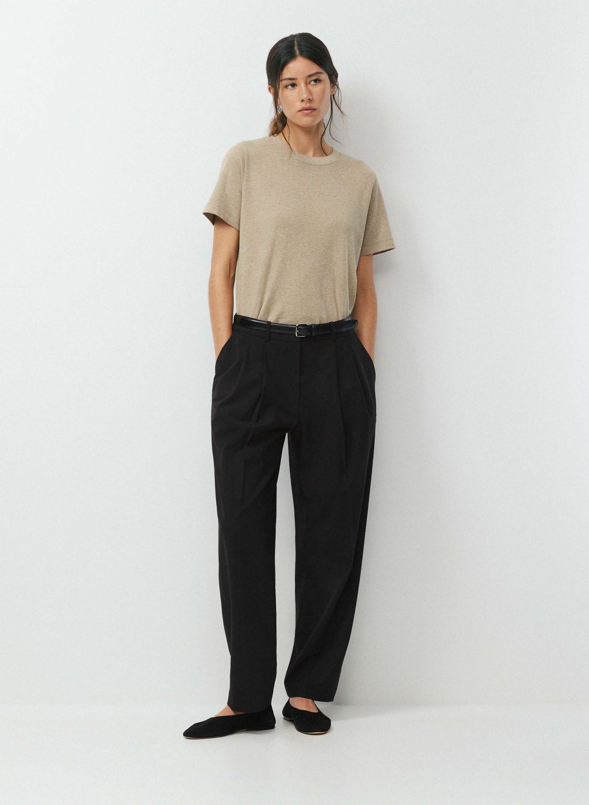 INTERLOCK COTTON FUNCTION T-SHIRT | Aritzia