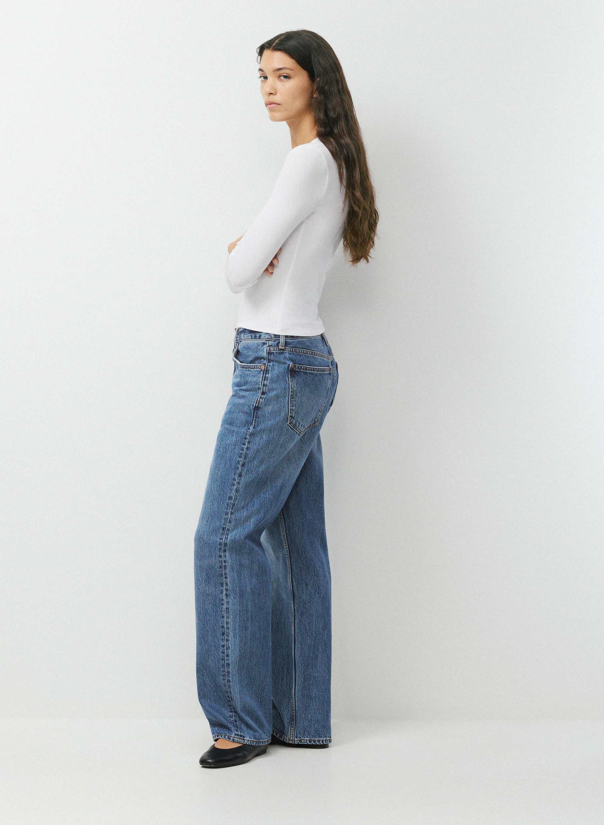 HOMESTRETCH™ RIB DRIFT LONGSLEEVE | Aritzia