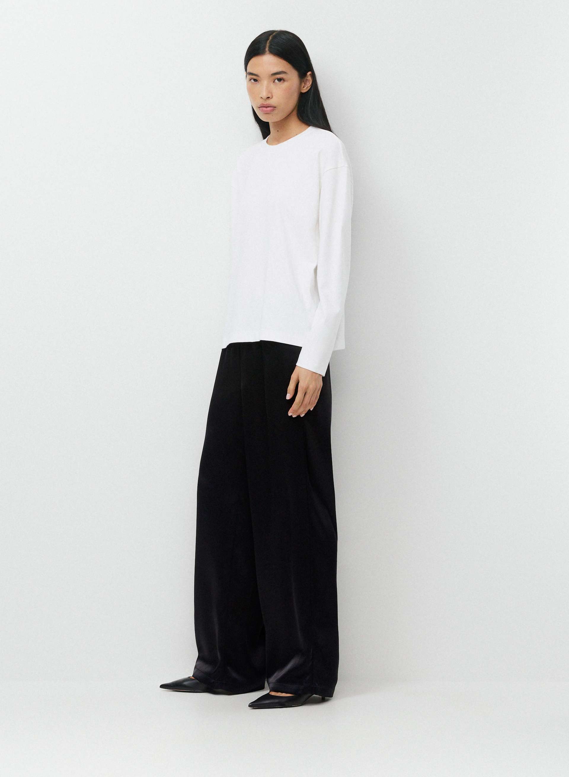 INTERLOCK COTTON STEPS LONGSLEEVE | Aritzia