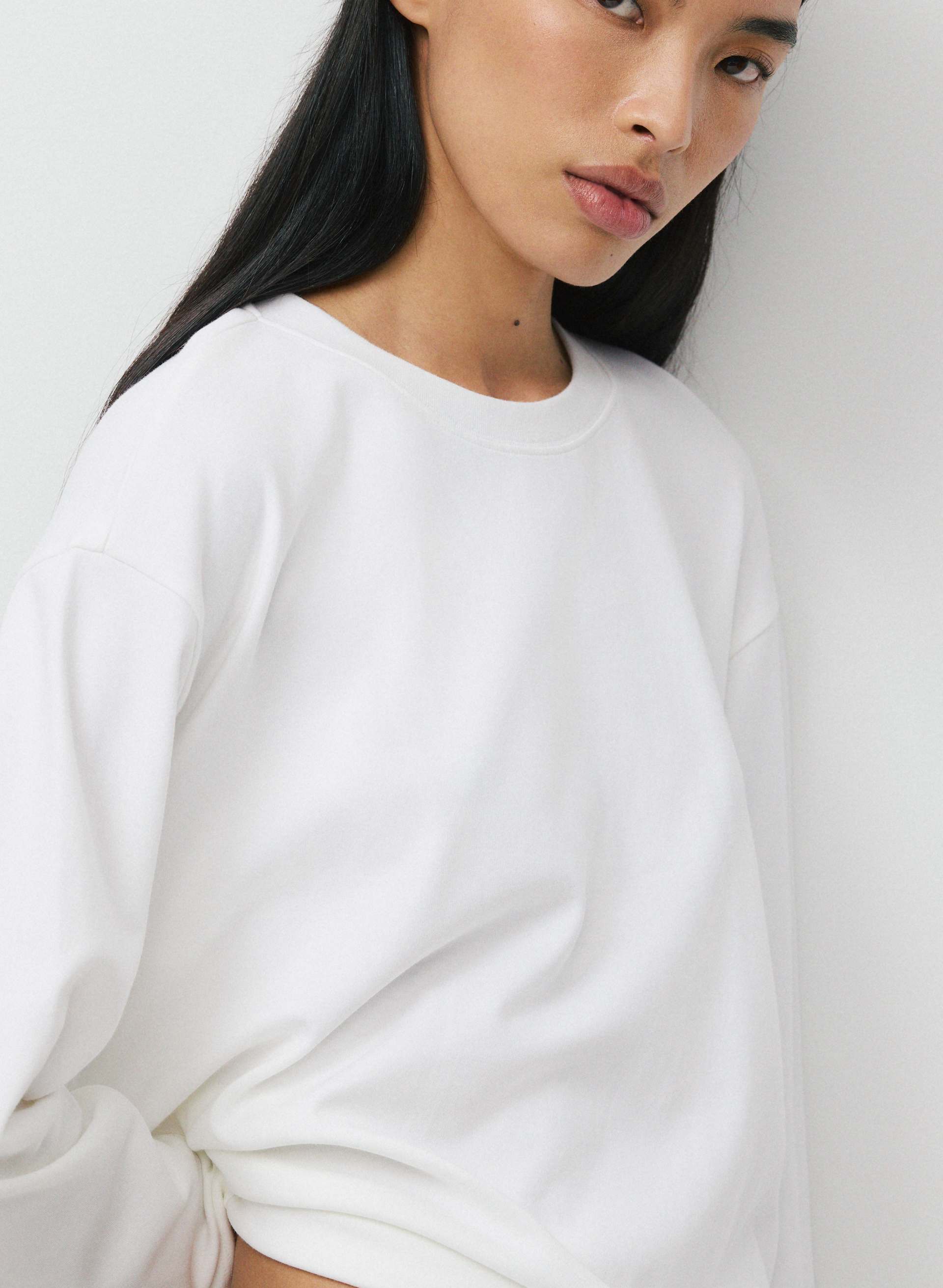 INTERLOCK COTTON STEPS LONGSLEEVE | Aritzia