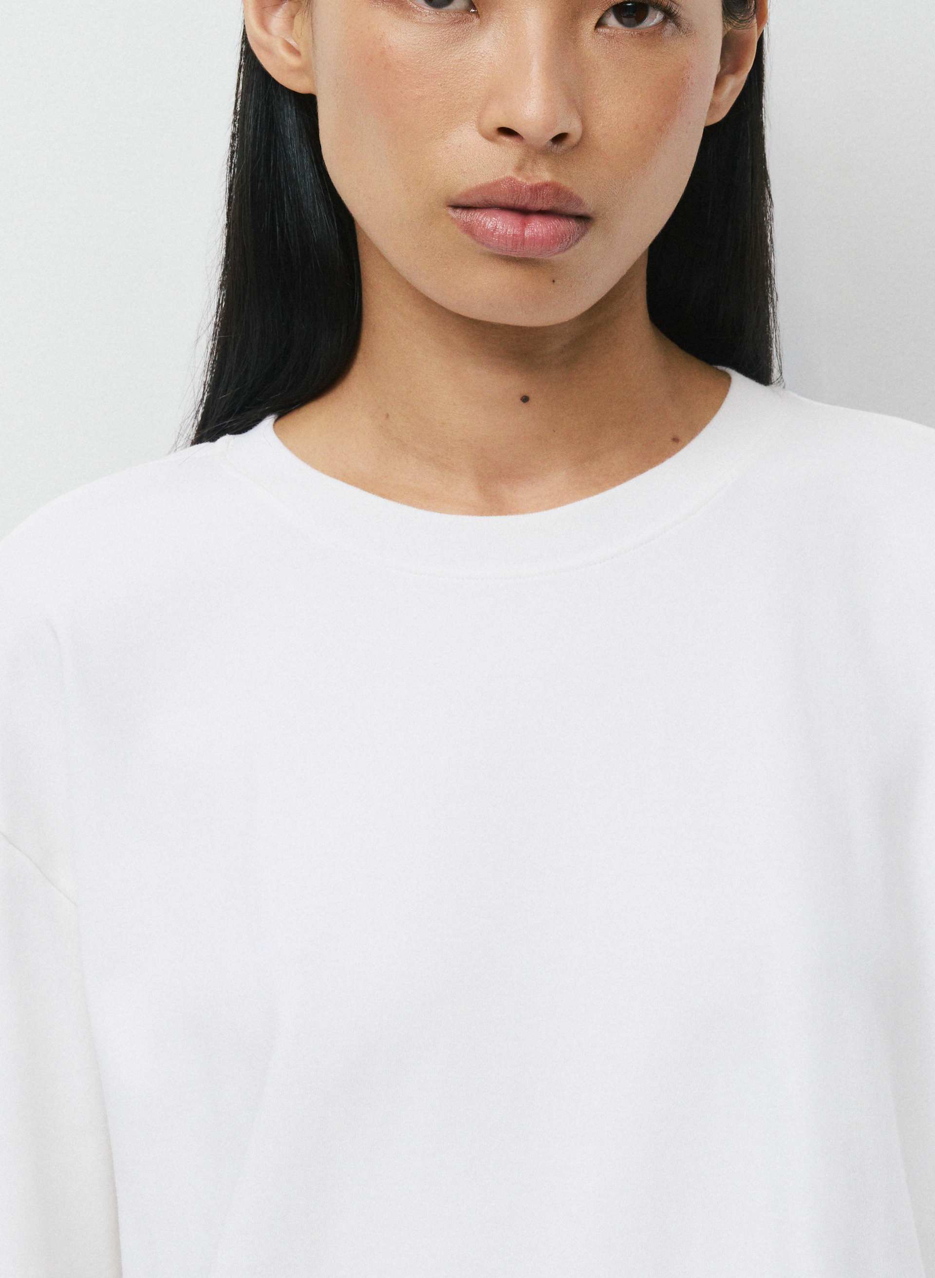 INTERLOCK COTTON STEPS LONGSLEEVE | Aritzia