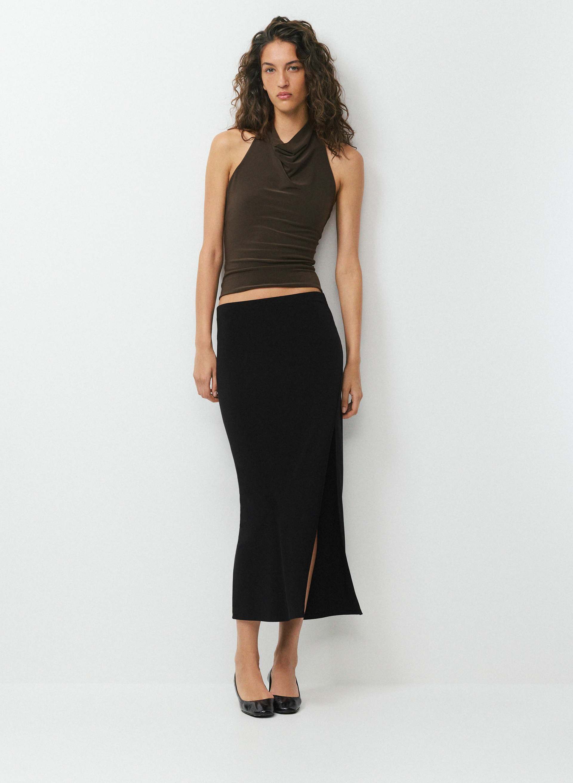 SMOOTH MATTER™ TOWER HALTER TOP | Aritzia