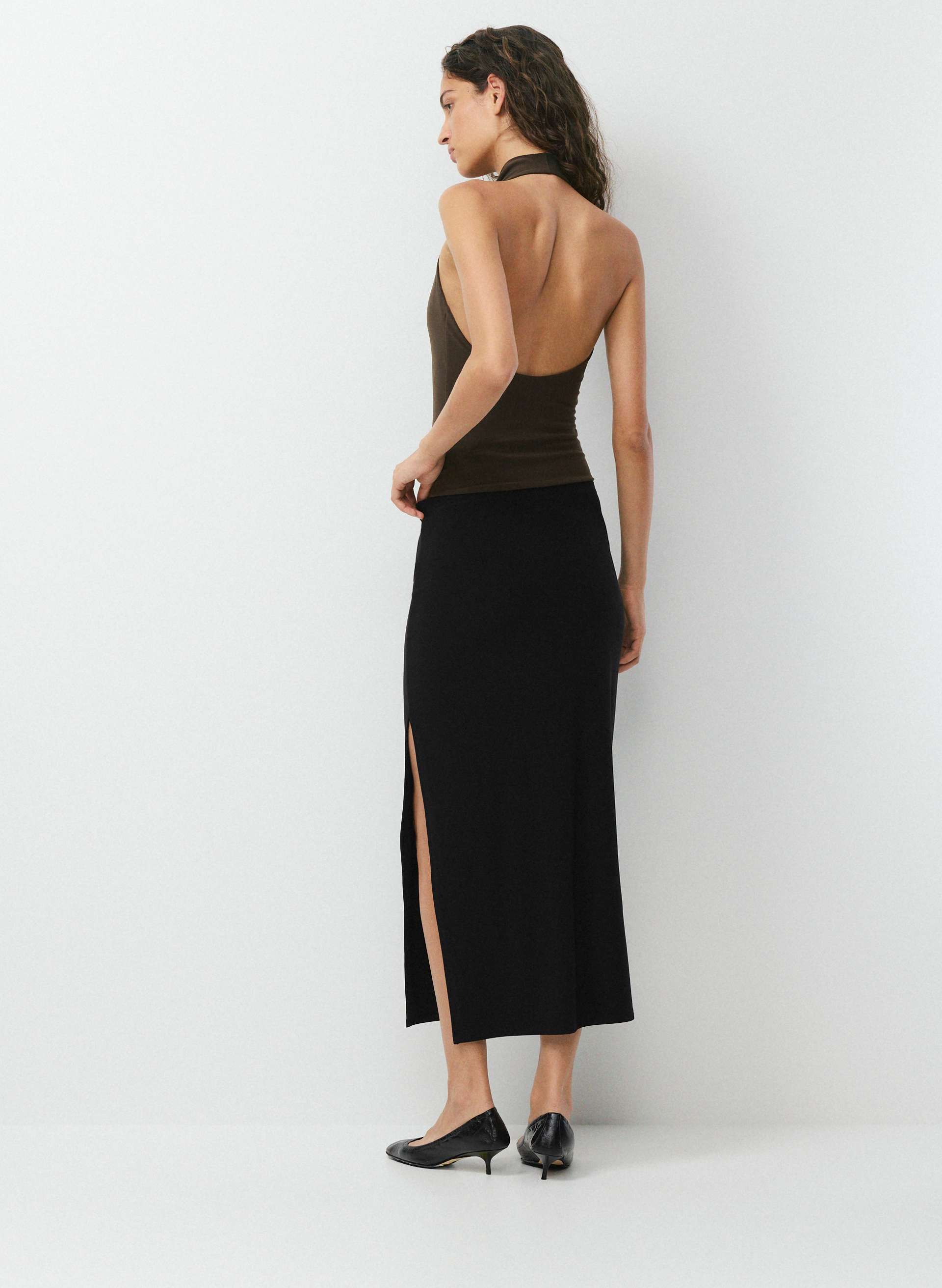 SMOOTH MATTER™ TOWER HALTER TOP | Aritzia