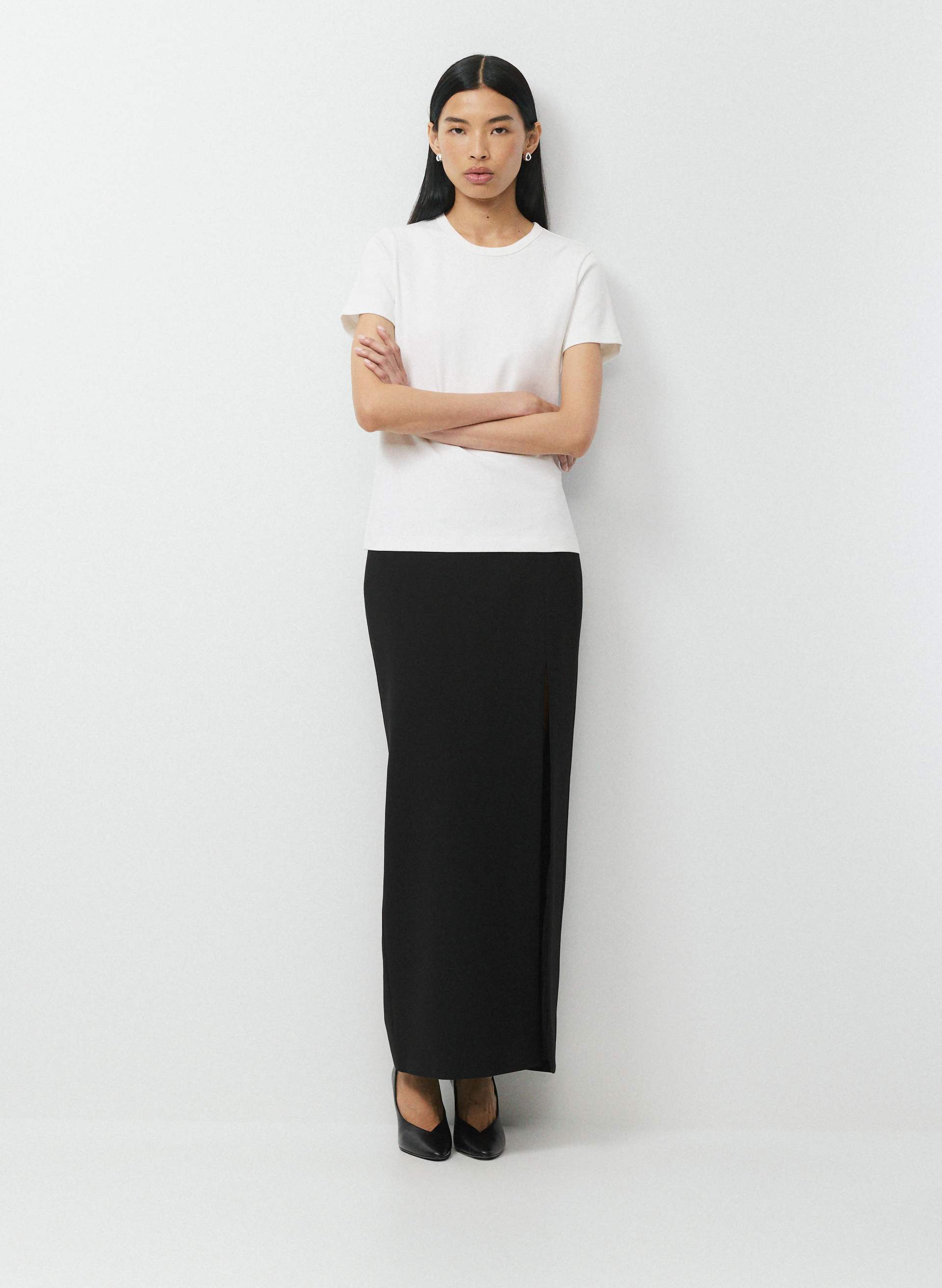 INTERLOCK COTTON WIRTH T-SHIRT | Aritzia