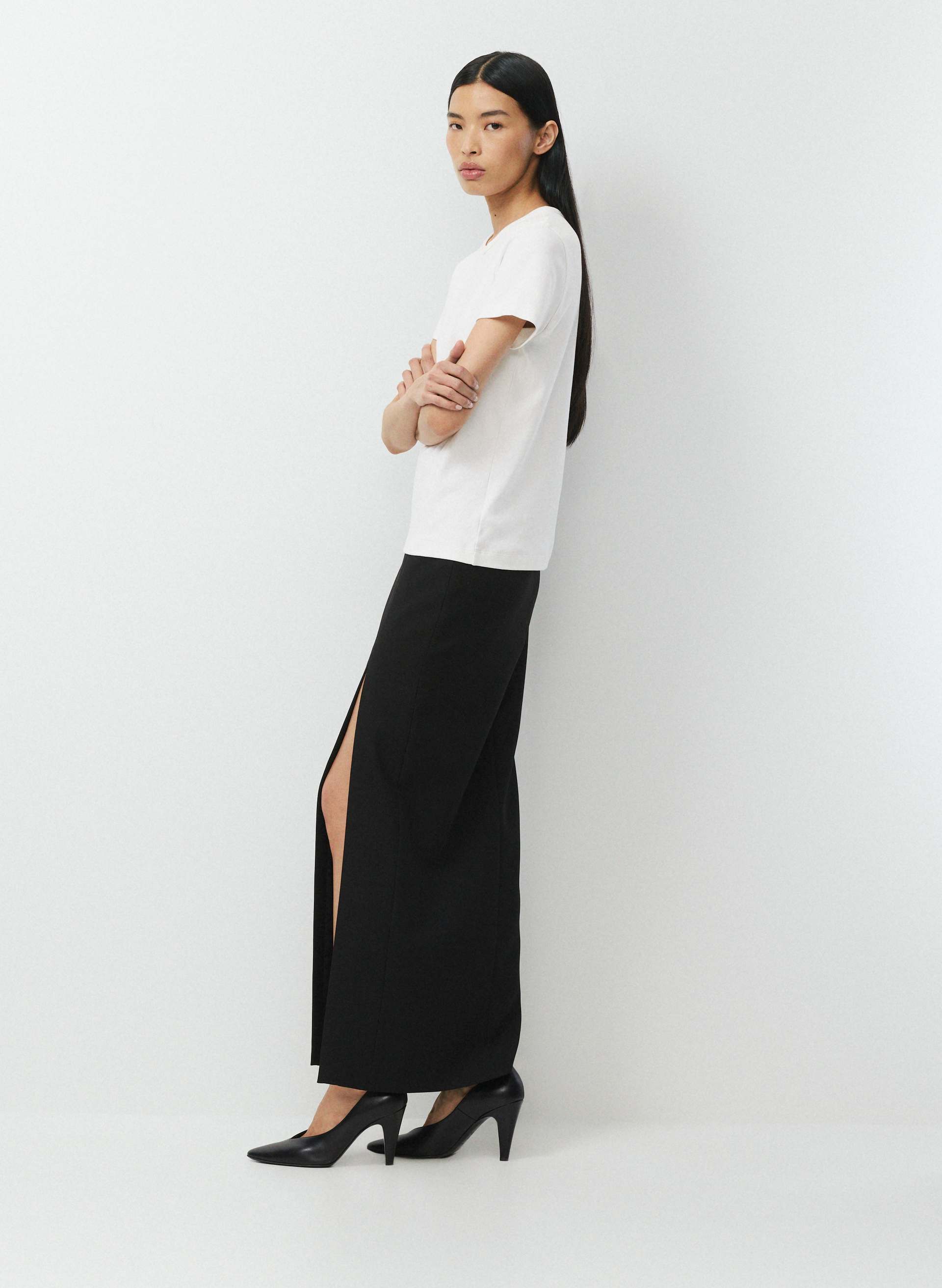 INTERLOCK COTTON WIRTH T-SHIRT | Aritzia