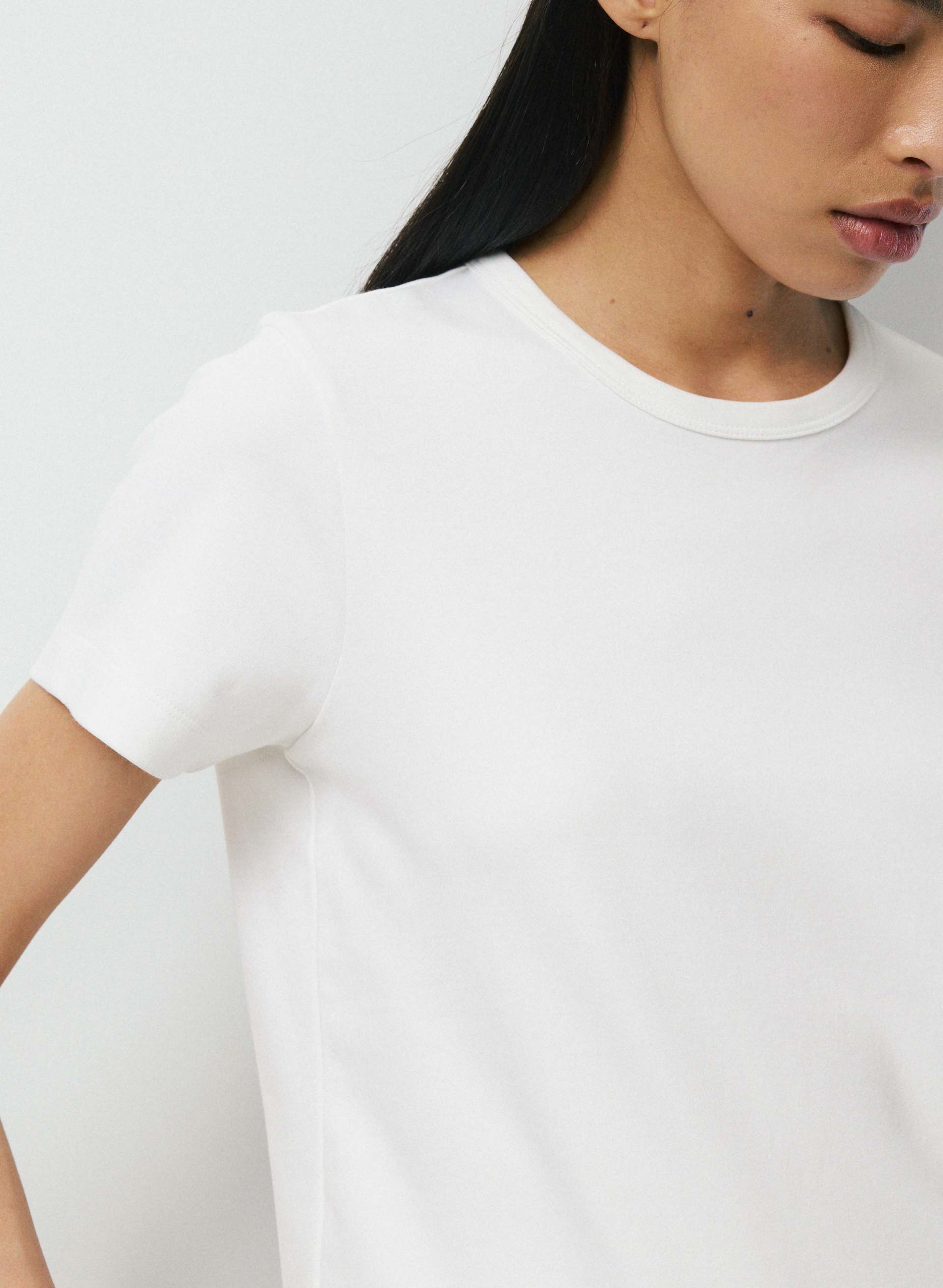 INTERLOCK COTTON WIRTH T-SHIRT | Aritzia