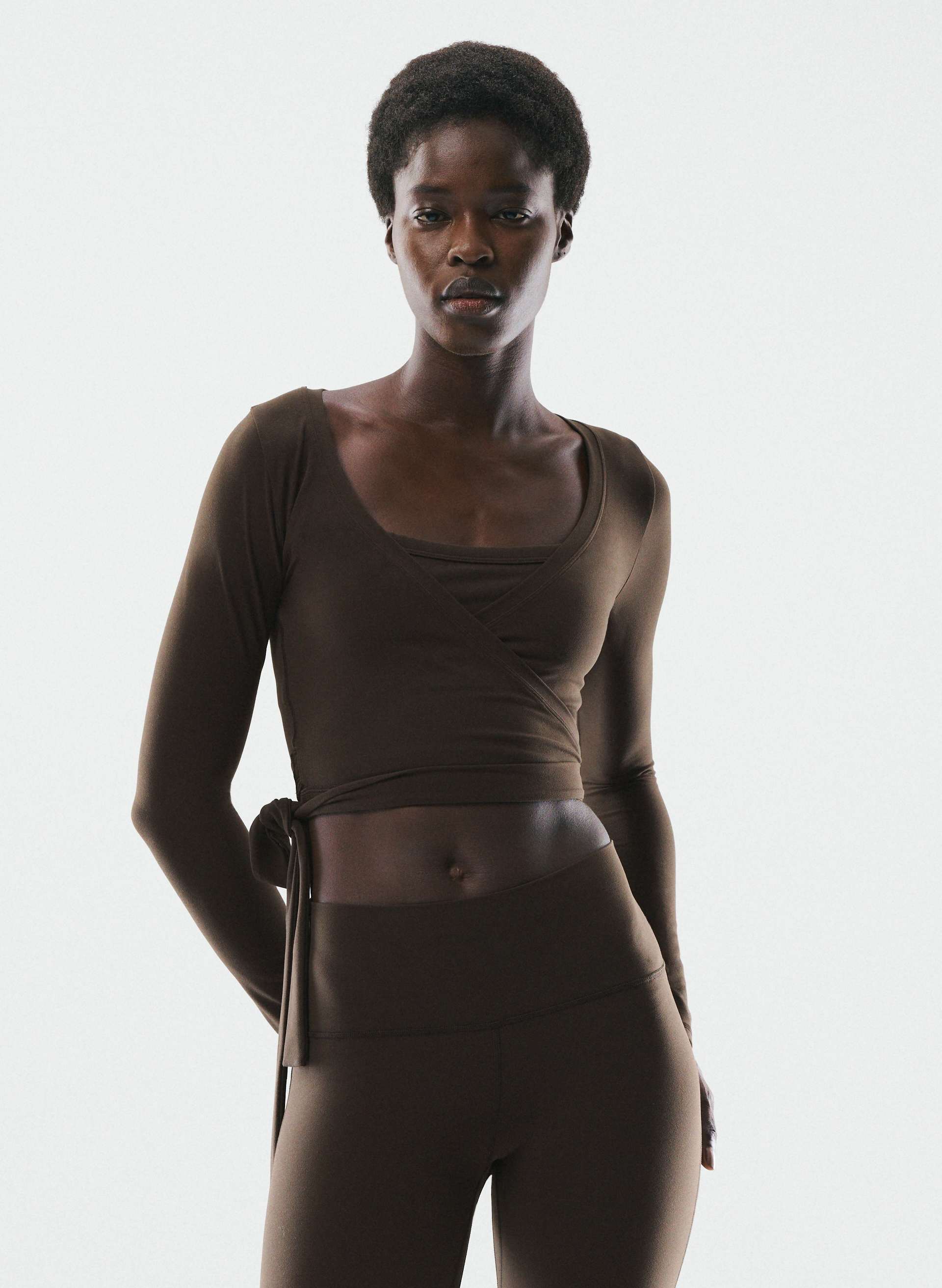 BUTTER Focal Wrap Longsleeve | Aritzia US