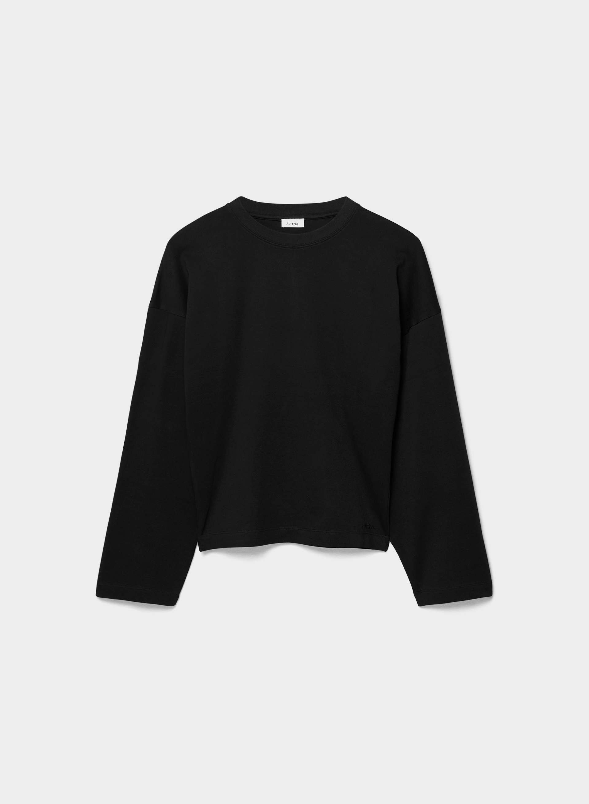 INTERLOCK COTTON BARCLAY LONGSLEEVE | Aritzia