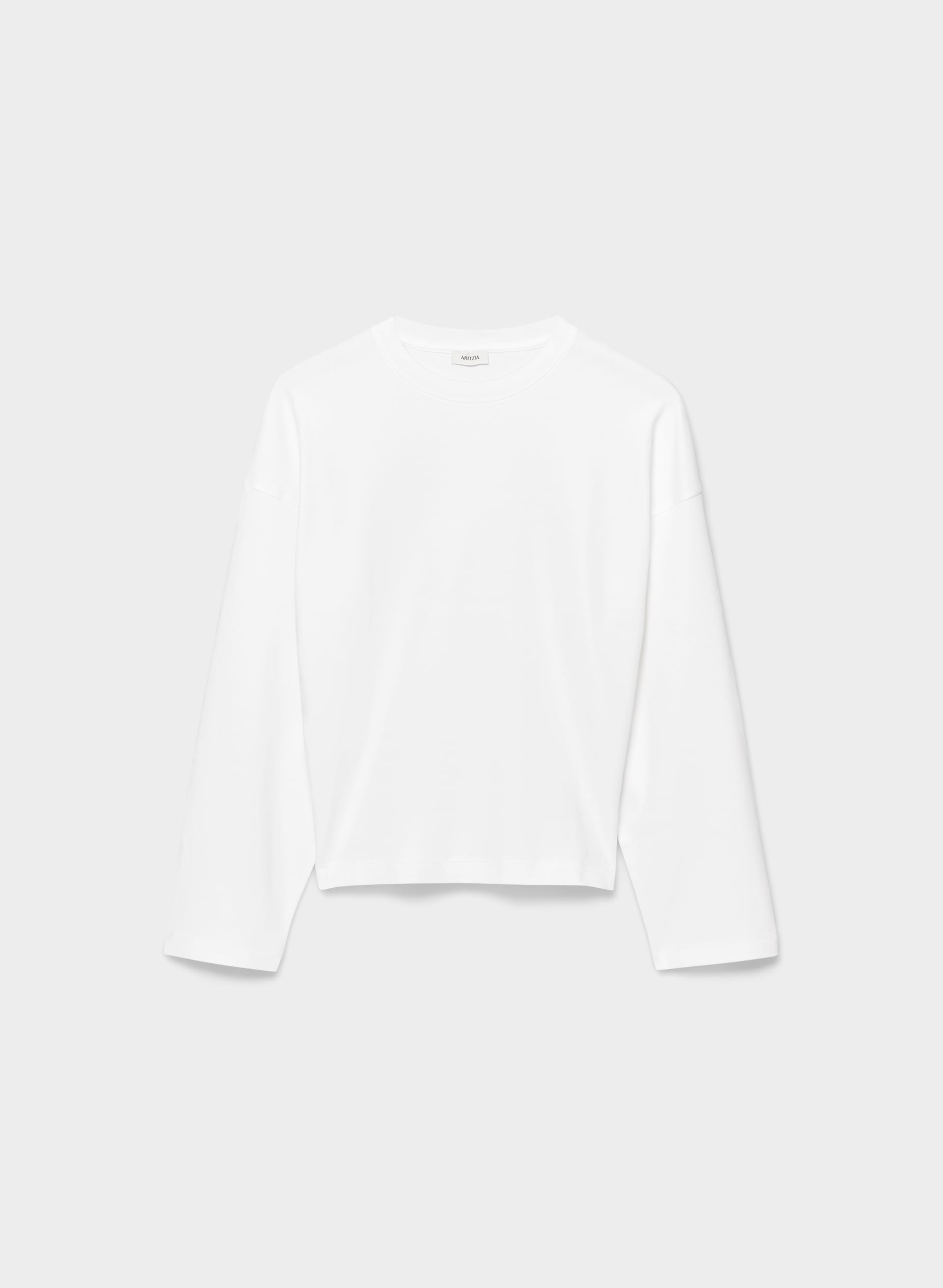 INTERLOCK COTTON BARCLAY LONGSLEEVE | Aritzia
