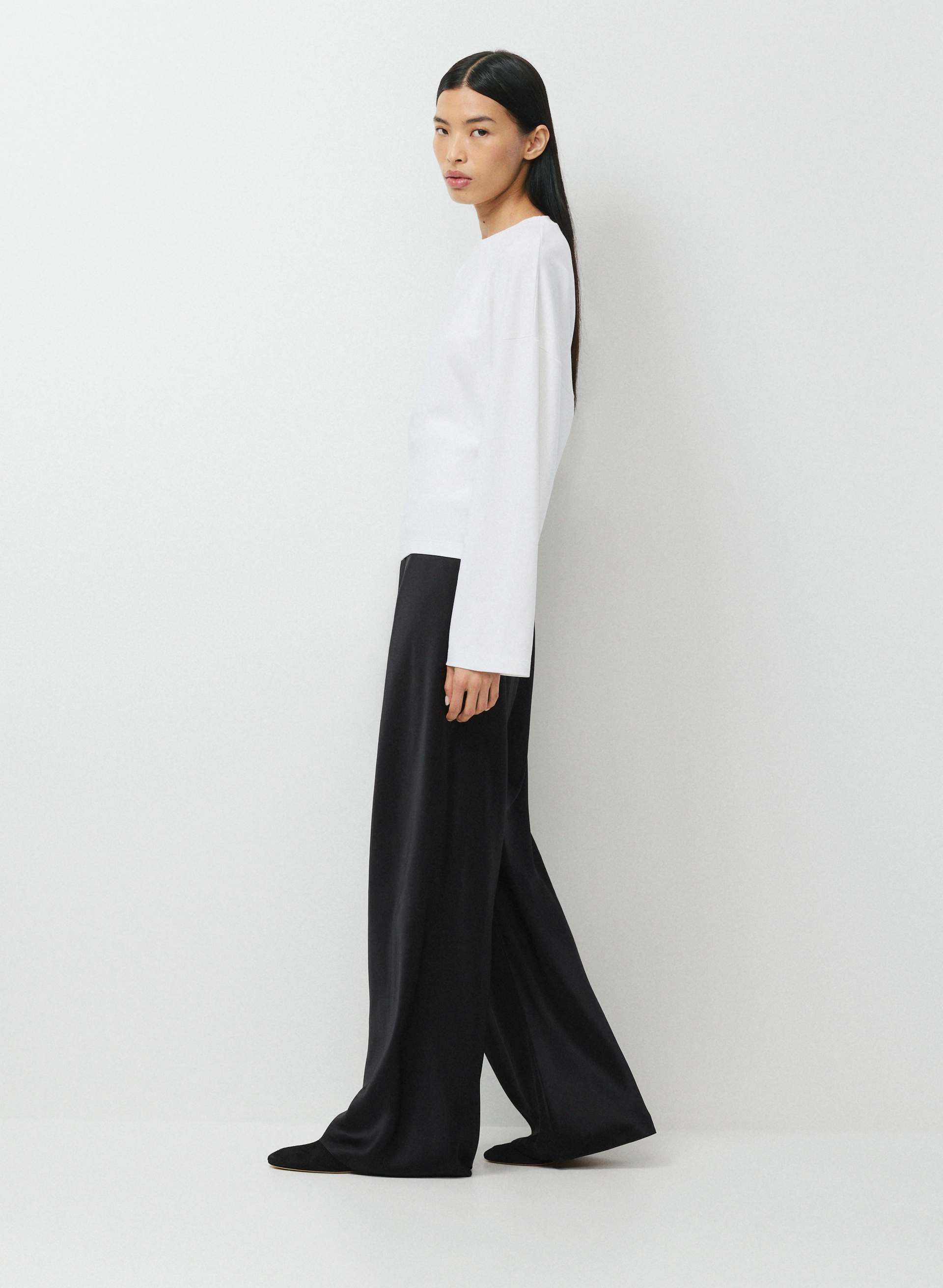 INTERLOCK COTTON BARCLAY LONGSLEEVE | Aritzia