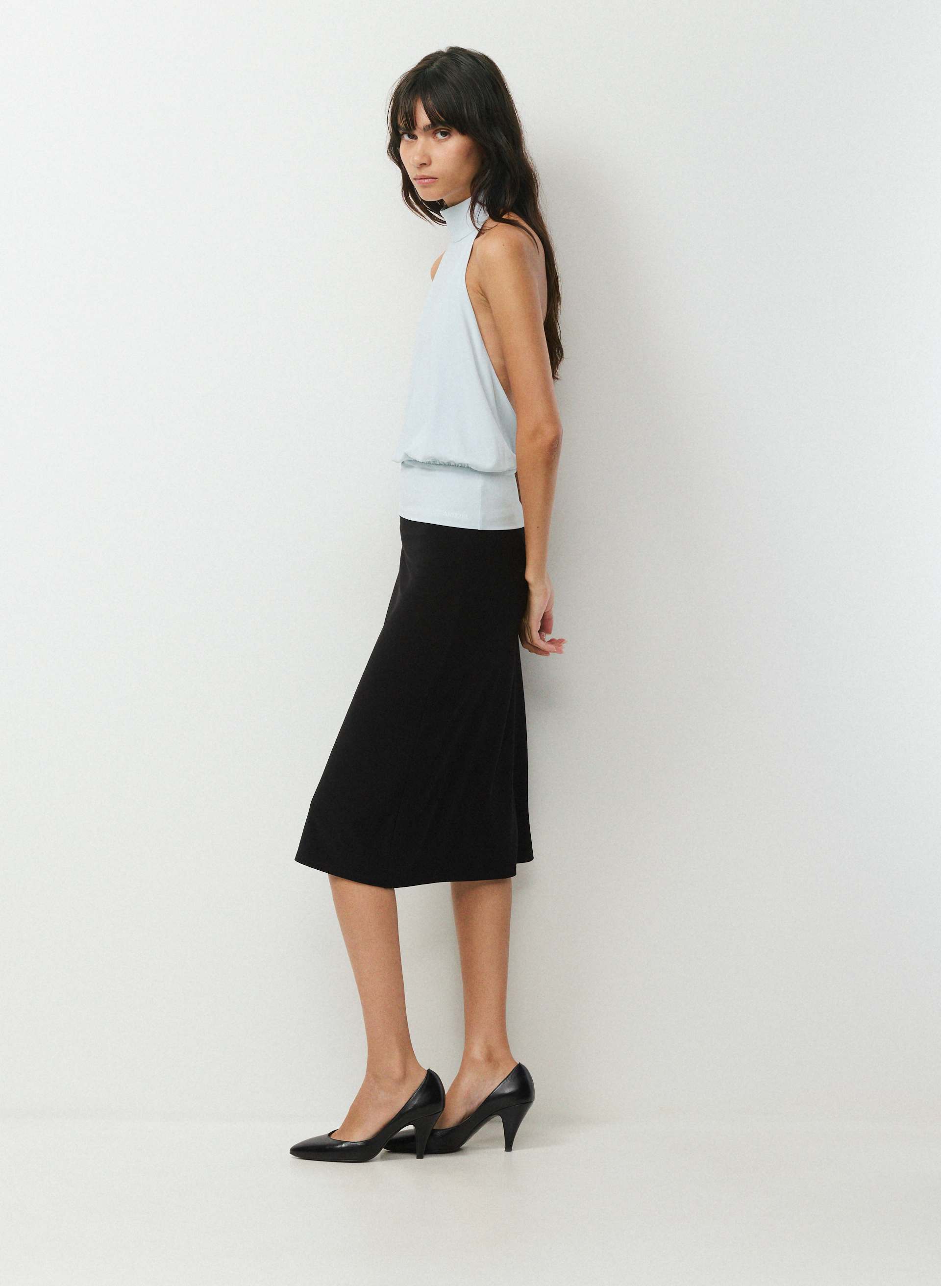 SMOOTH MATTER™ MIDNIGHT HALTER TOP | Aritzia