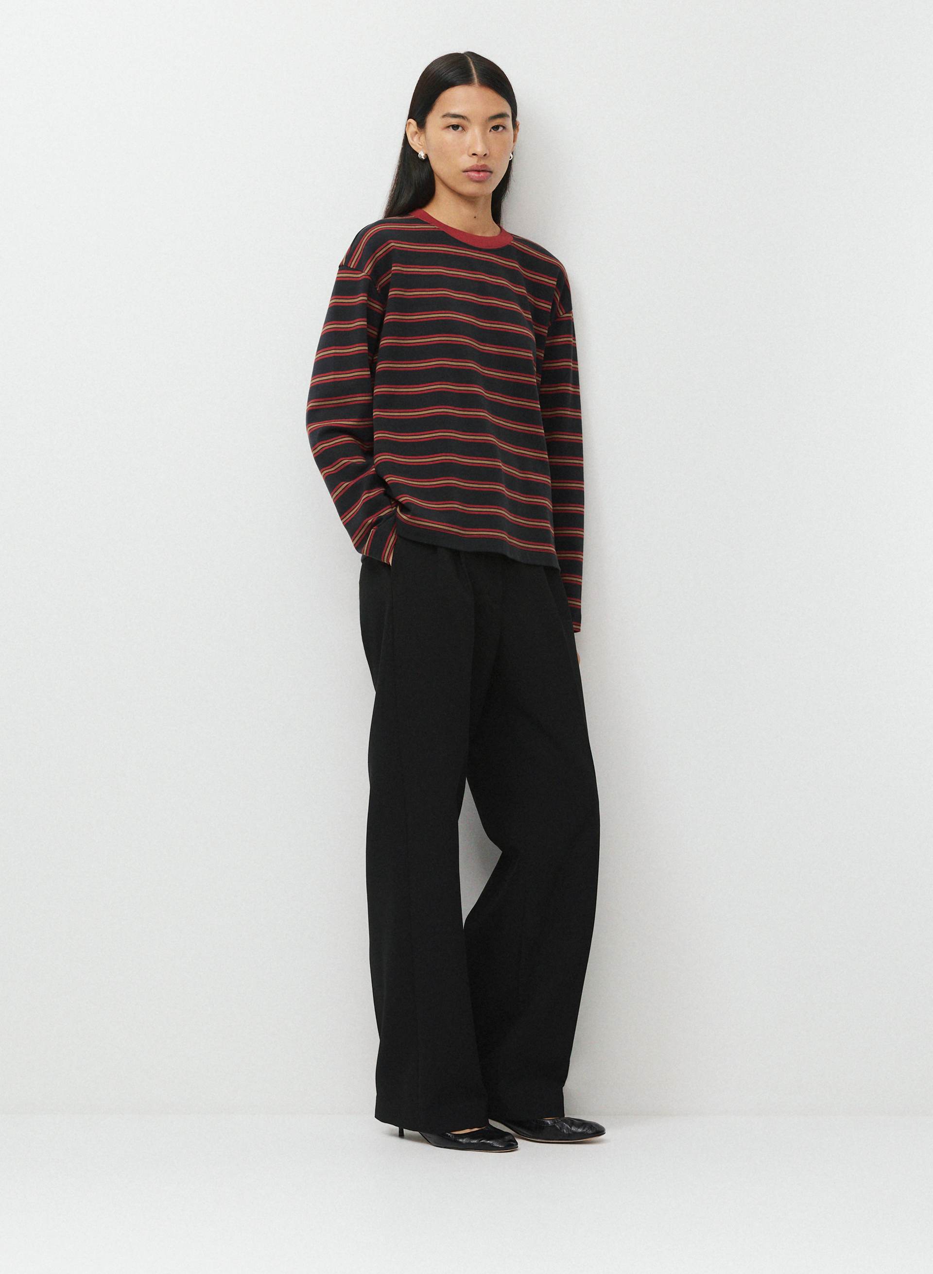 INTERLOCK COTTON STEPS LONGSLEEVE | Aritzia