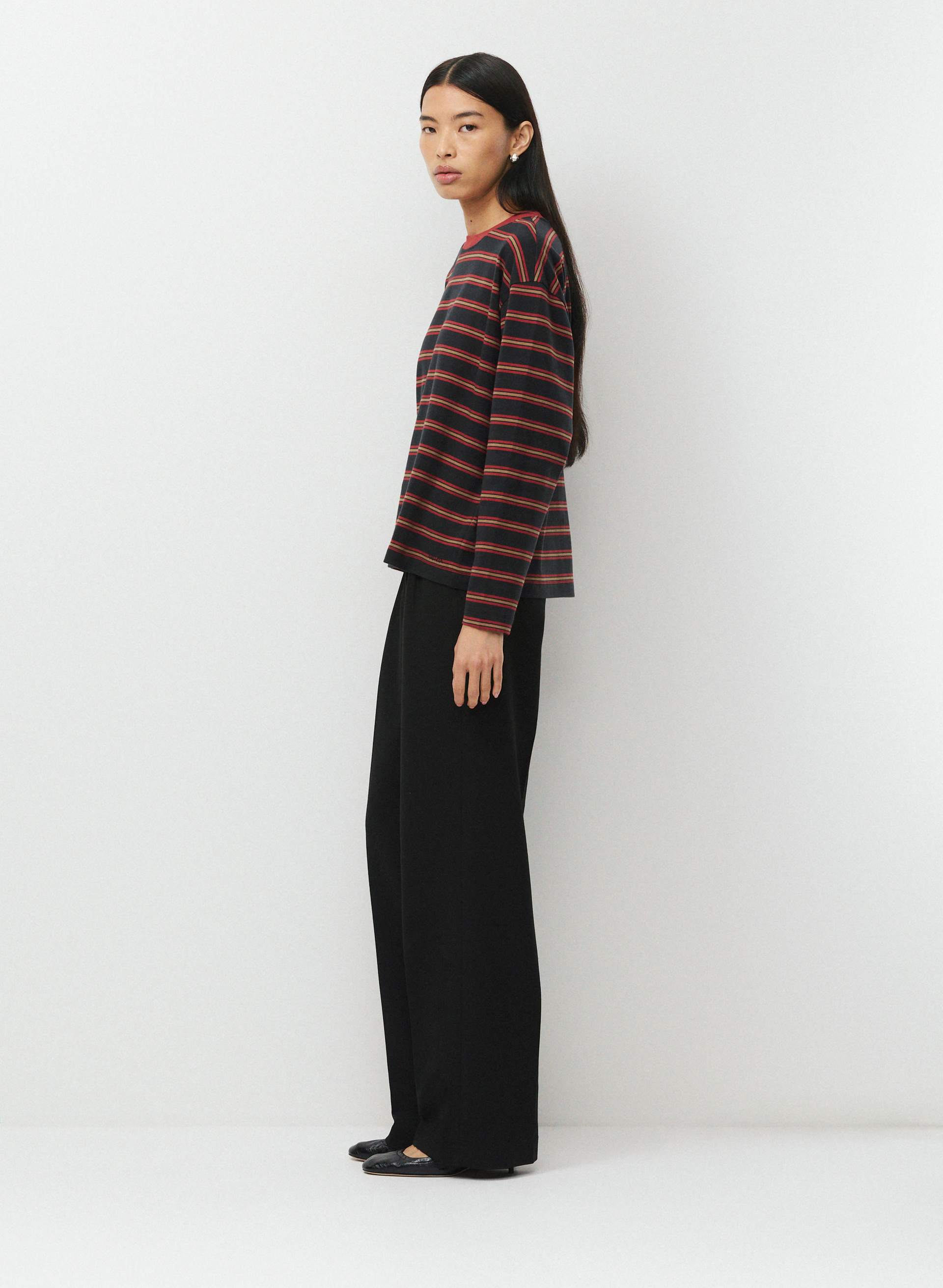 INTERLOCK COTTON STEPS LONGSLEEVE | Aritzia