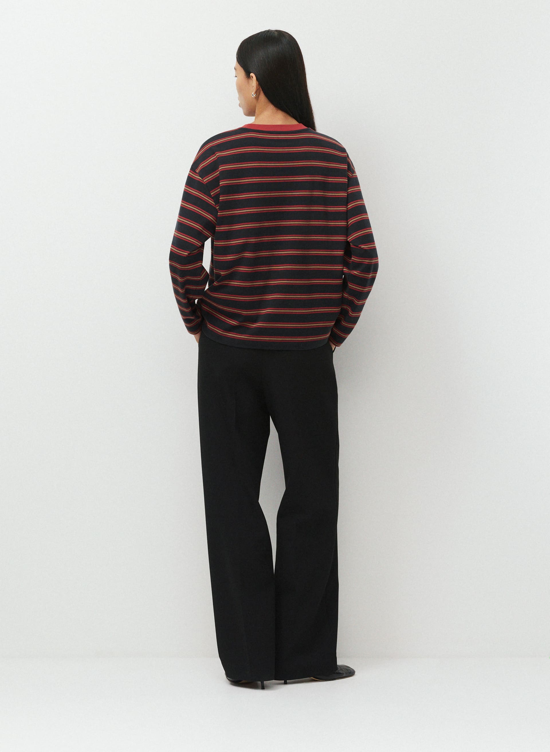 INTERLOCK COTTON STEPS LONGSLEEVE | Aritzia