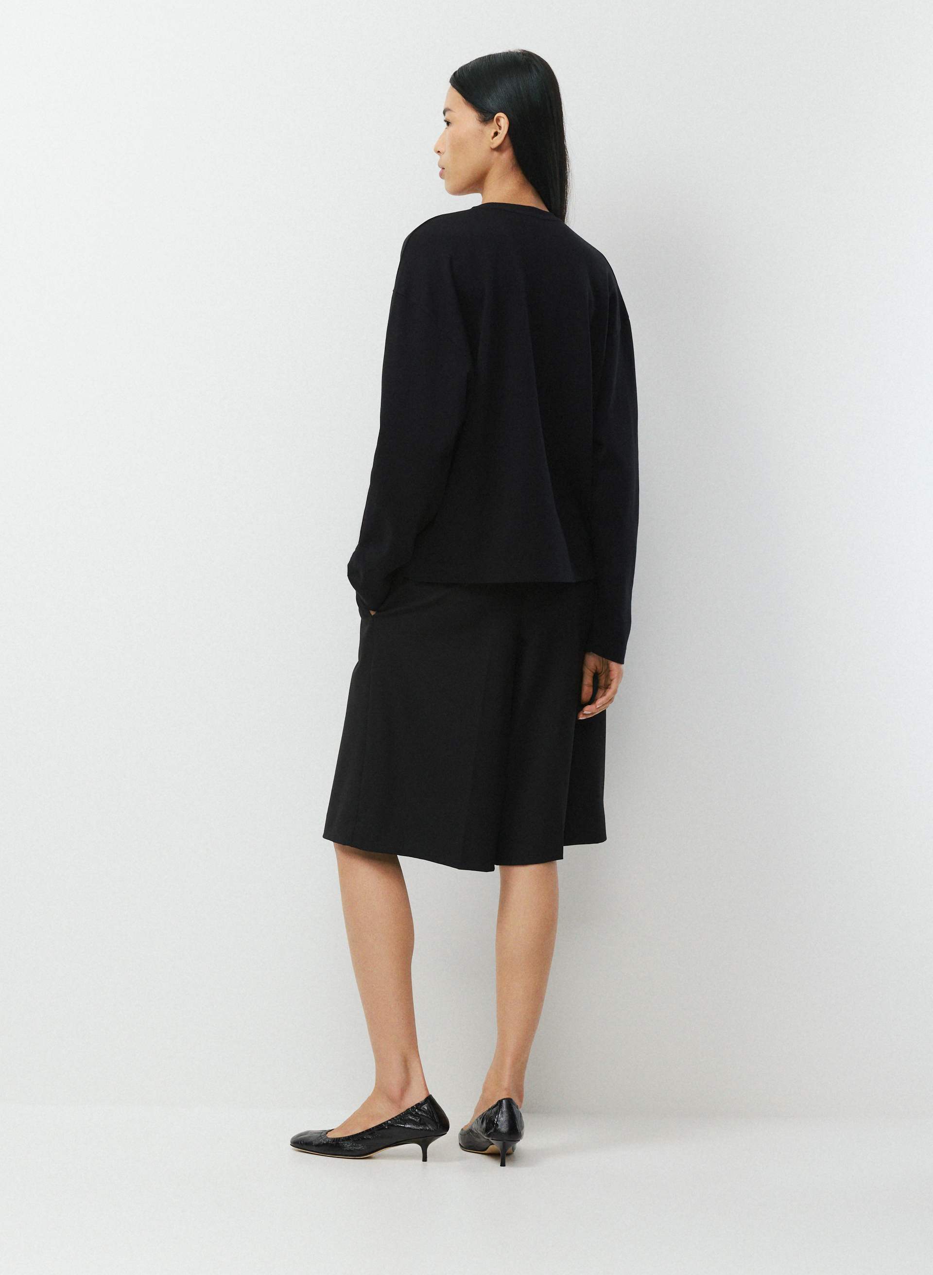 INTERLOCK COTTON MOBILE LONGSLEEVE | Aritzia