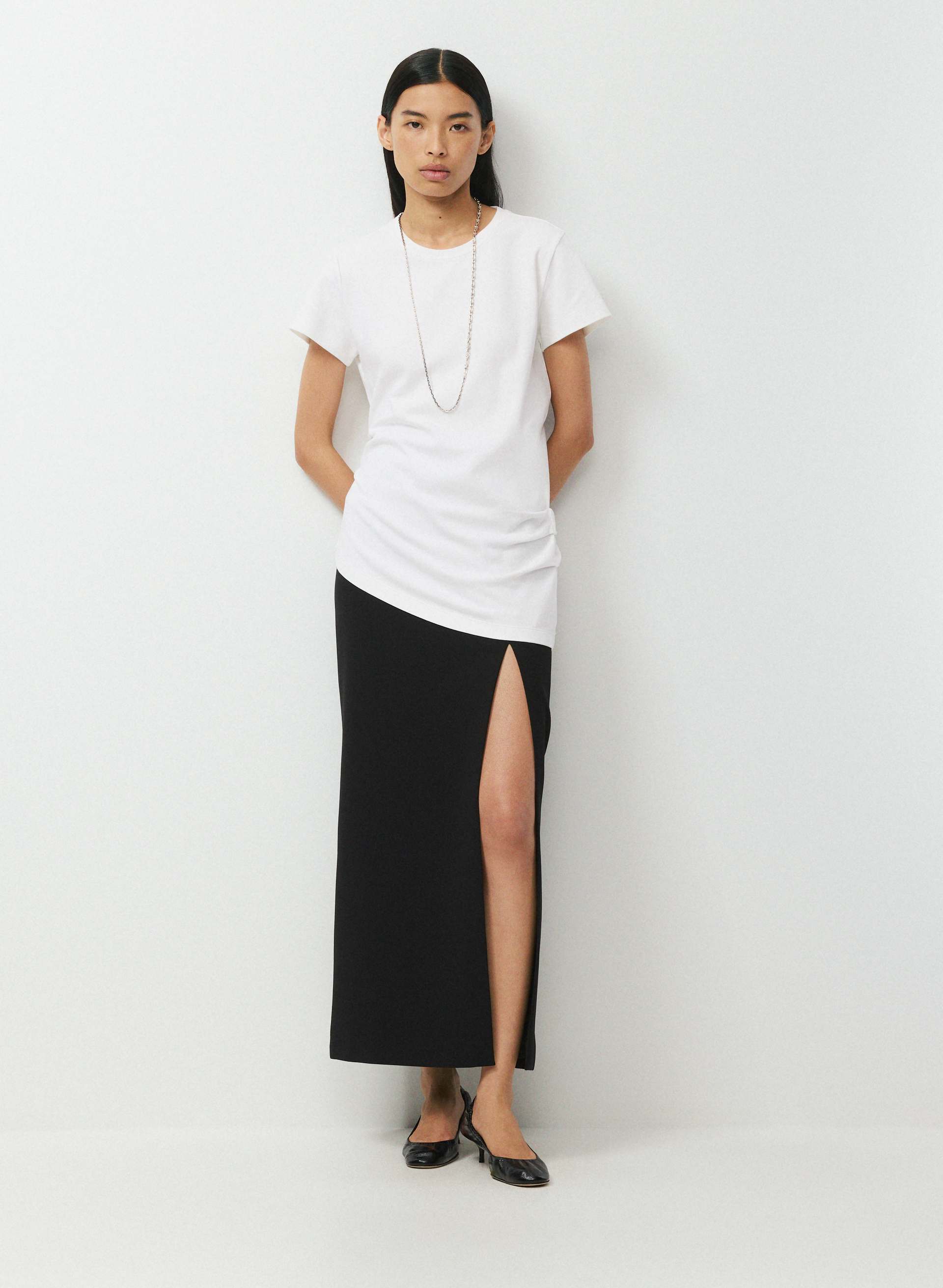 INTERLOCK COTTON MAJOR T-SHIRT | Aritzia