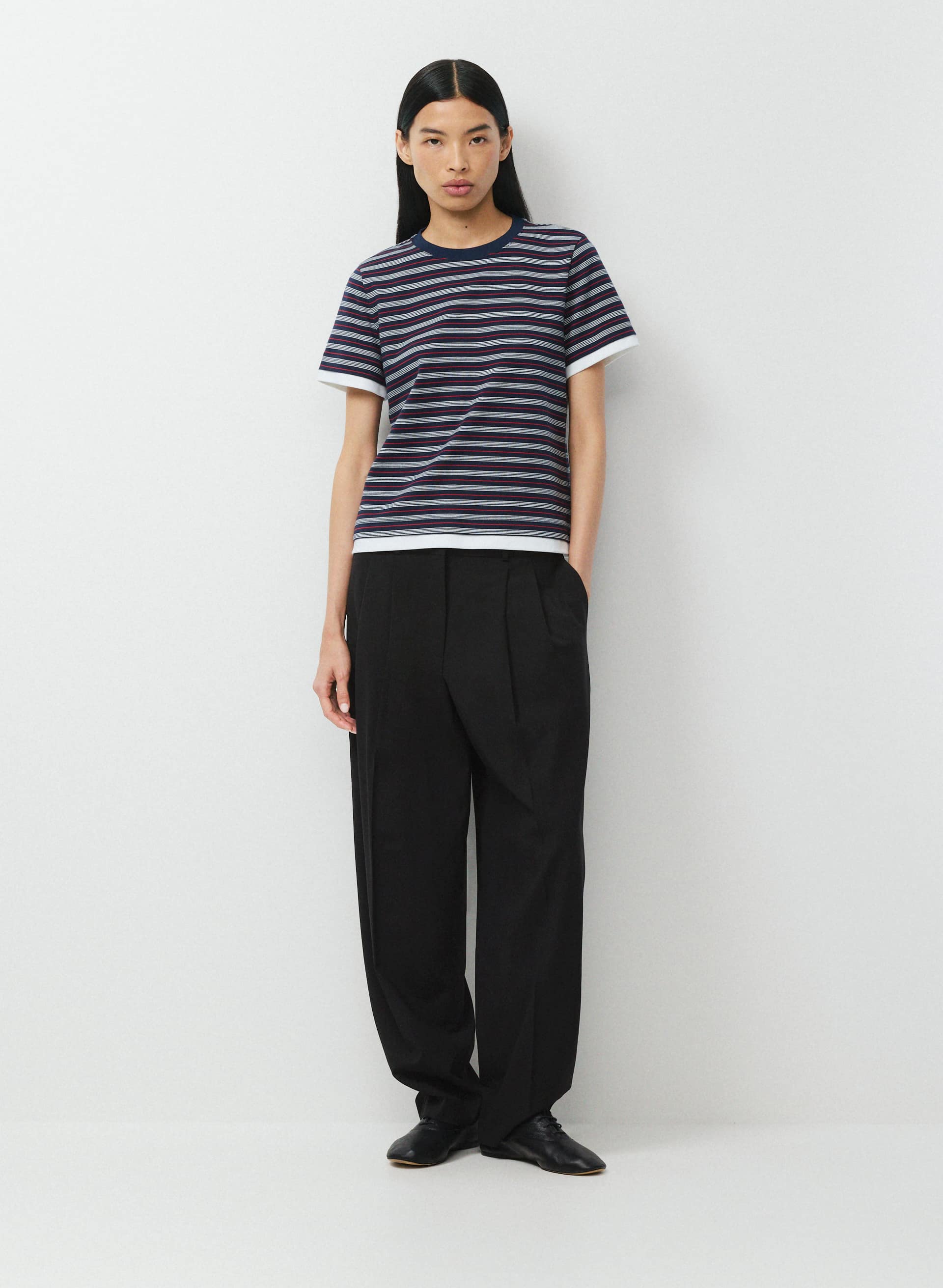 T-SHIRT FUNCTION - COTON INTERLOCK - T-shirt ras du cou classique en double tricot tout coton. 
