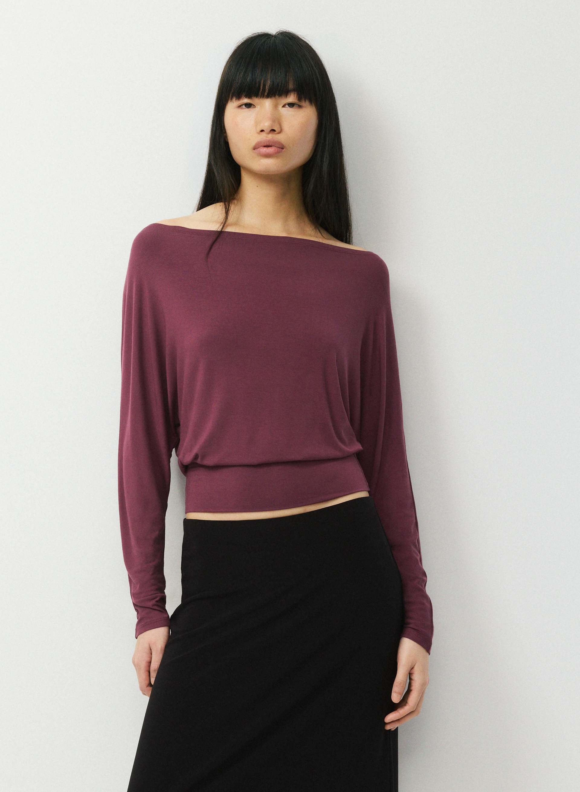 Jersey Womens Long Sleeve Tops & T-Shirts | Aritzia US