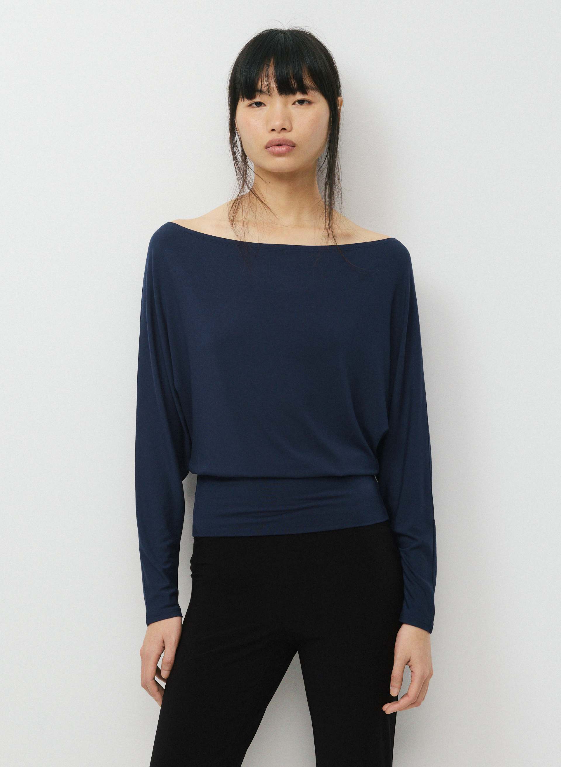 HAUT CASSIS À MANCHES LONGUES | Aritzia