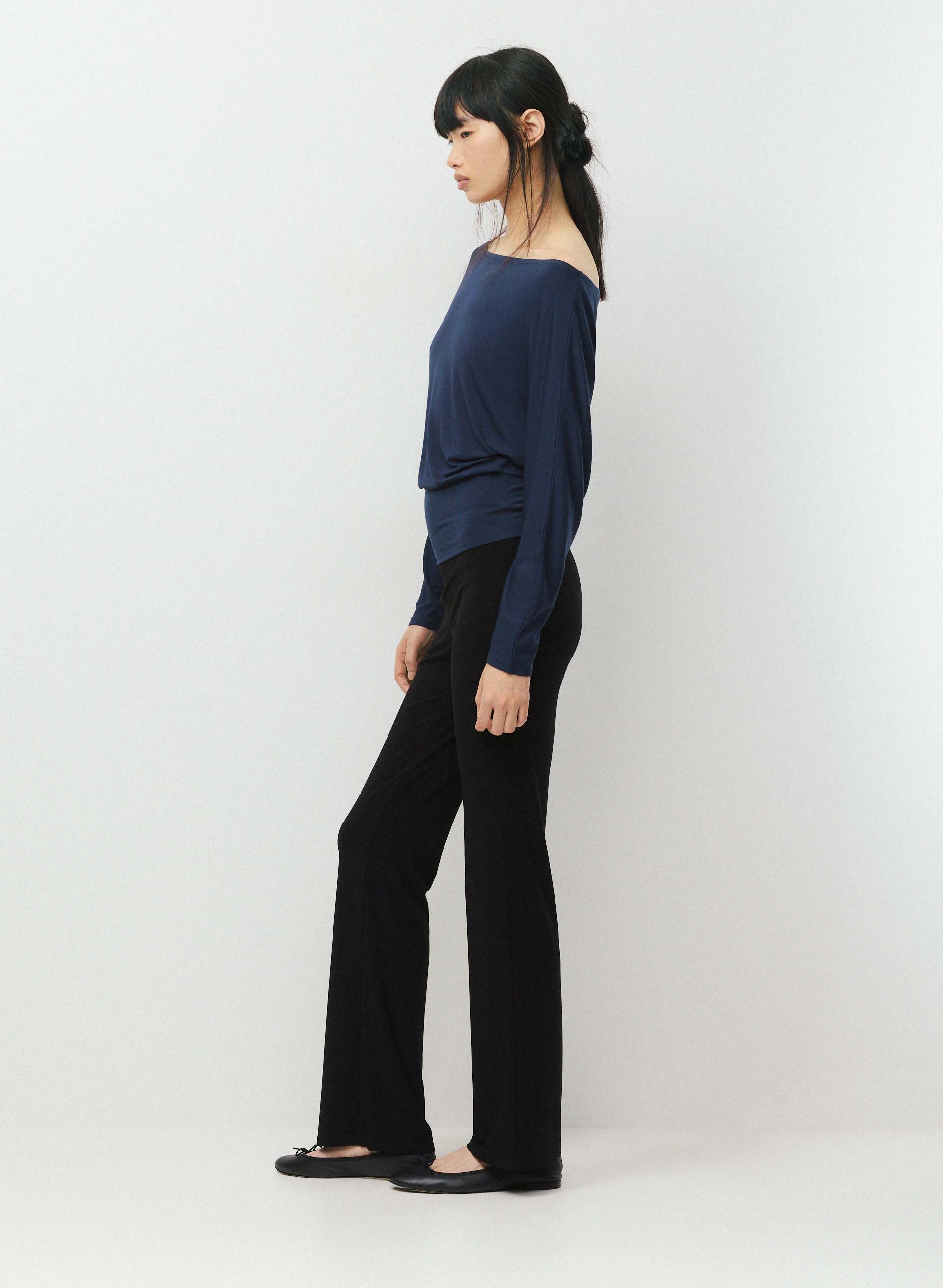 HAUT CASSIS À MANCHES LONGUES | Aritzia