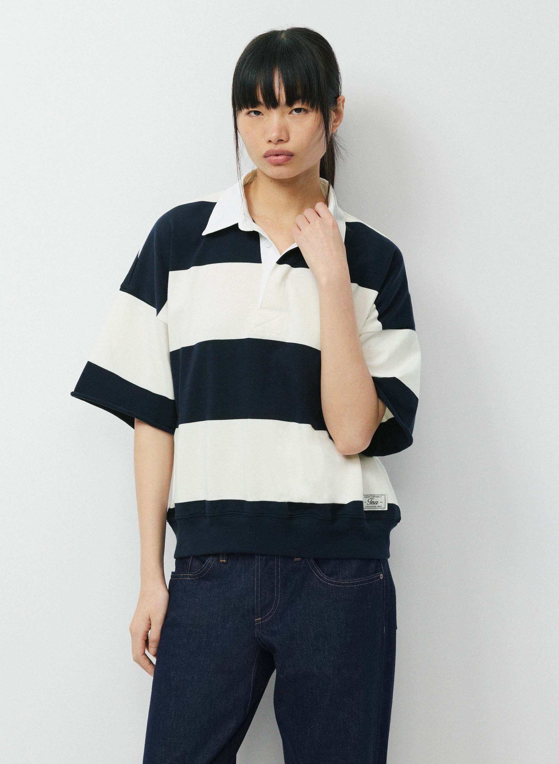Mighty Cotton™ Lomu Shortsleeve Polo | Aritzia US