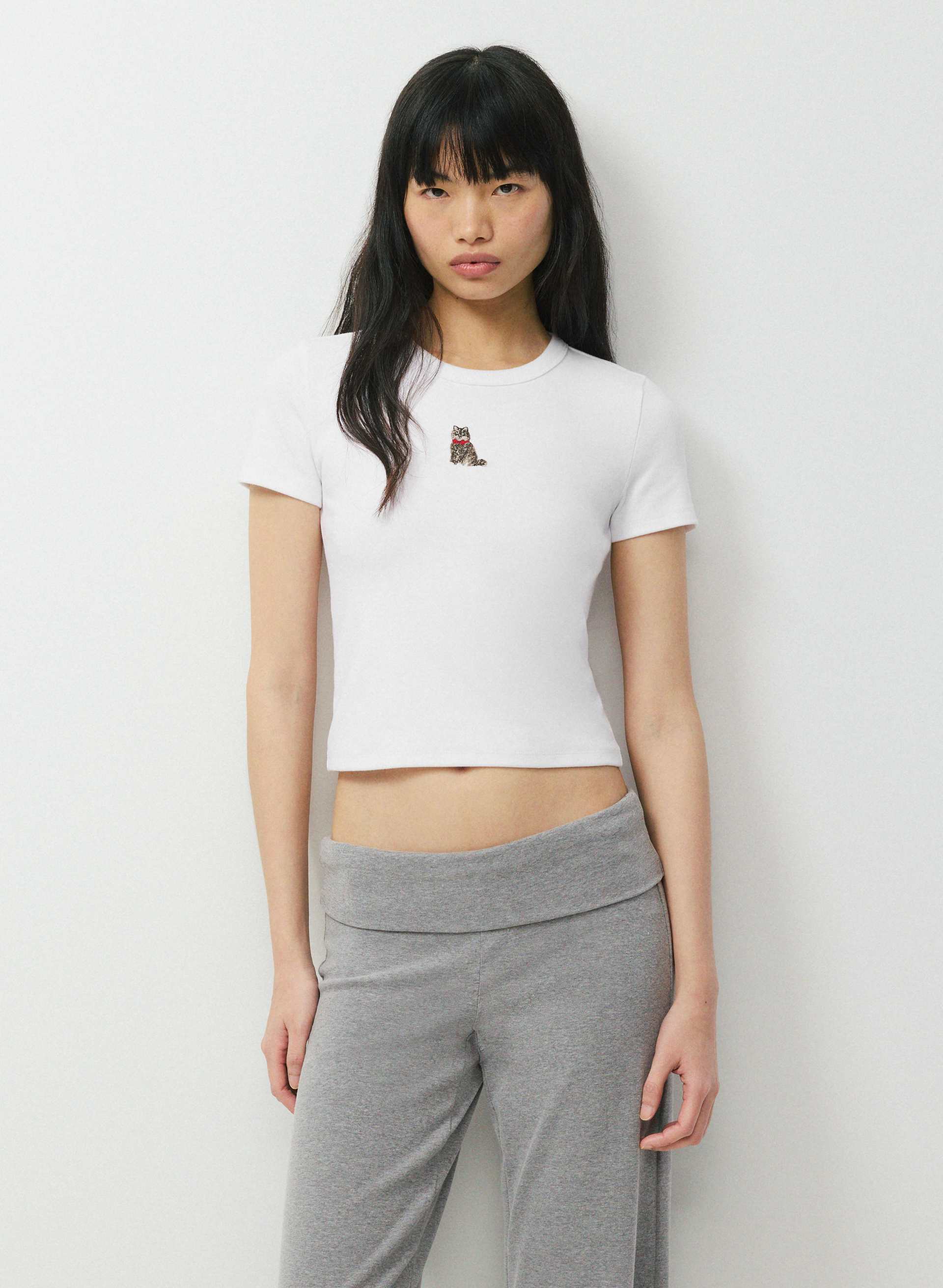 LITTLE RIBBED ICON T-SHIRT | Aritzia