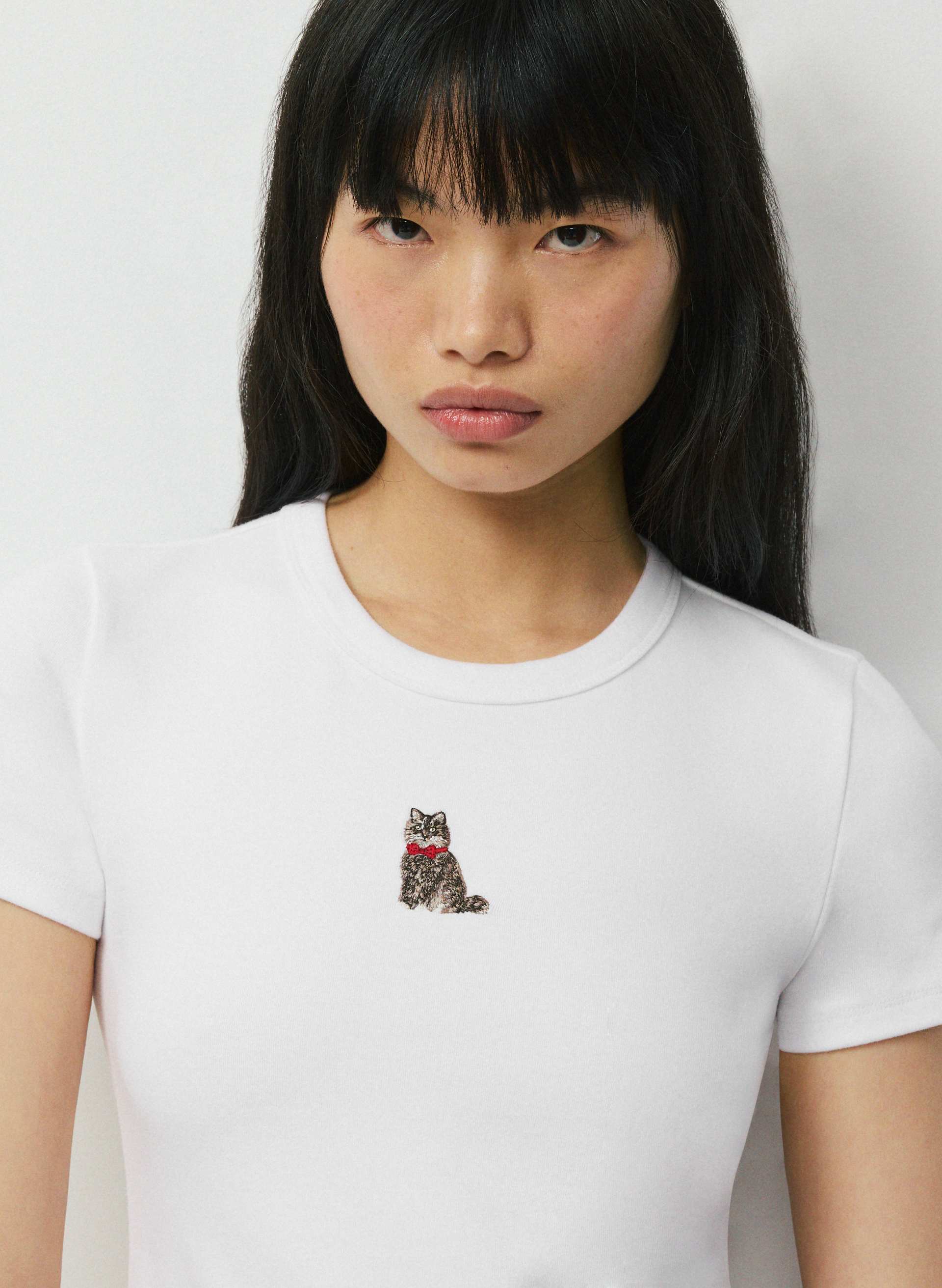 LITTLE RIBBED ICON T-SHIRT | Aritzia