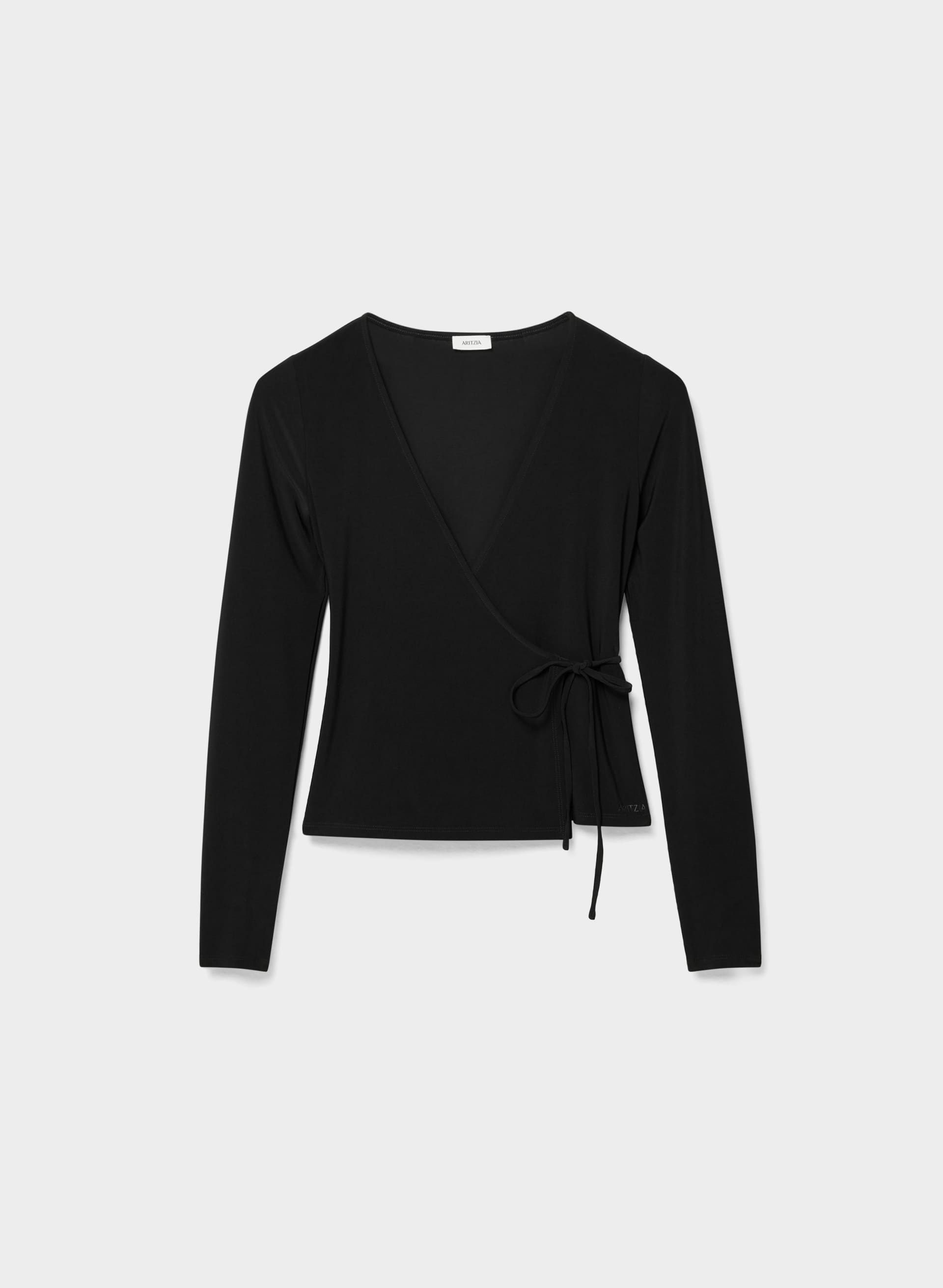 SMOOTH MATTER™ ISLAND WRAP LONGSLEEVE | Aritzia