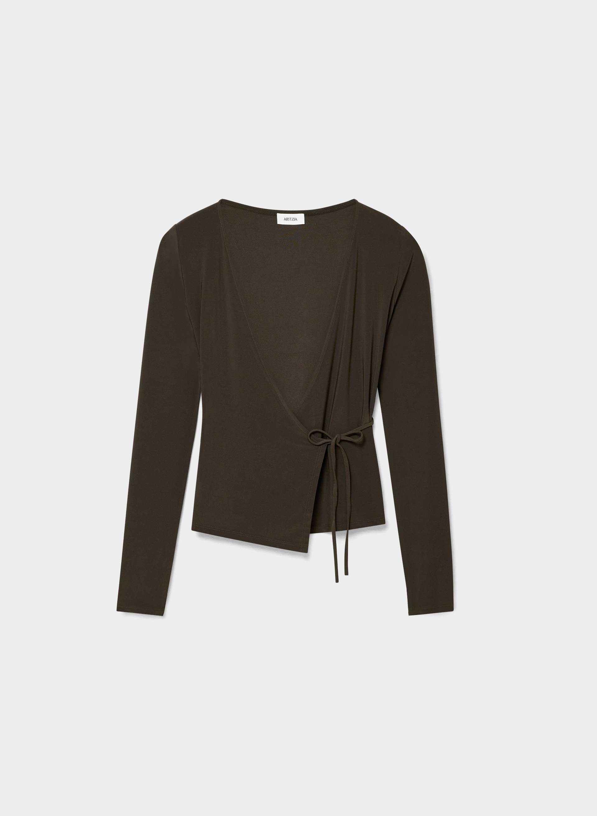 Smooth Matter™ Island Wrap Longsleeve | Aritzia US