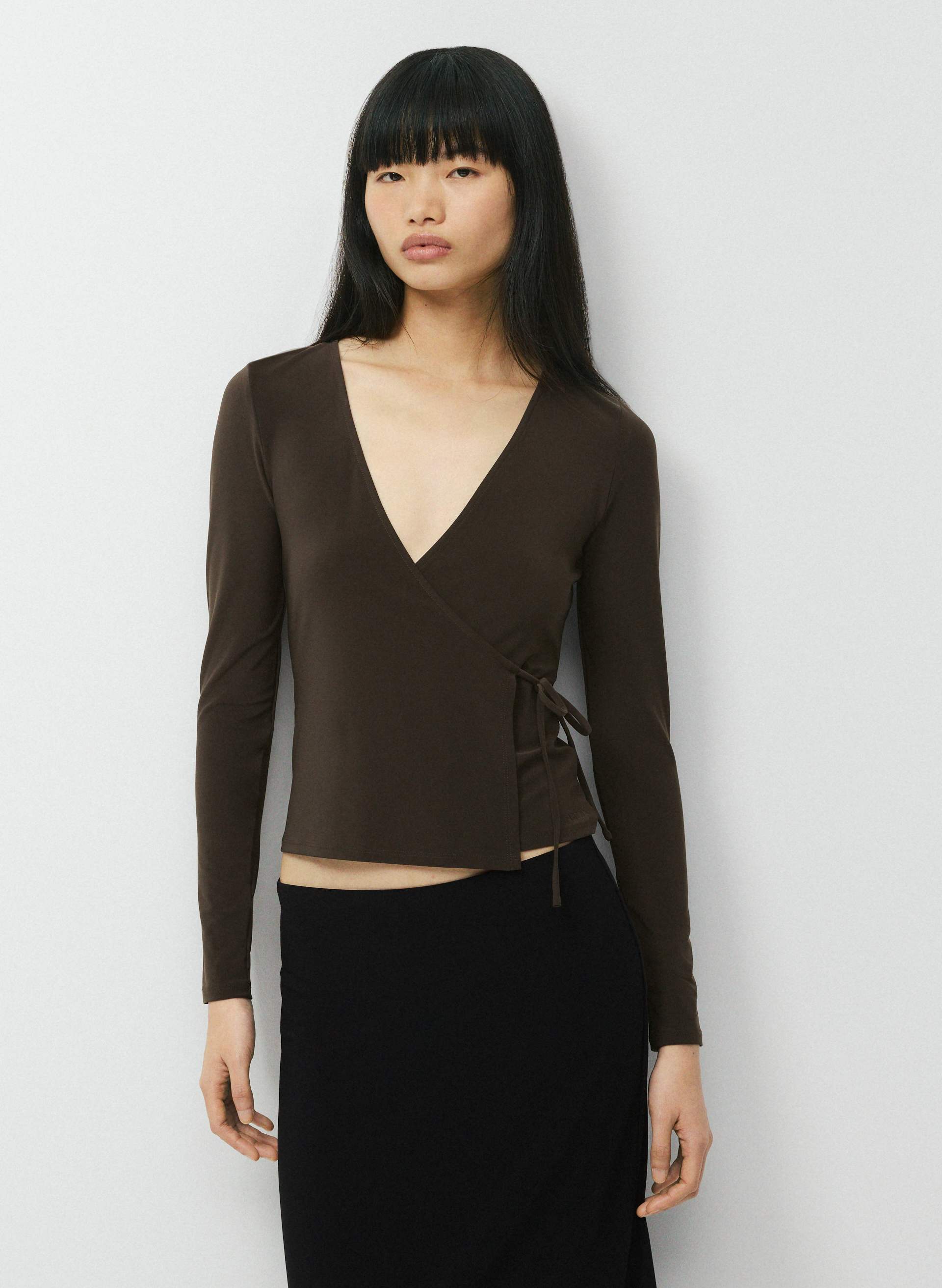 Smooth Matter™ Island Wrap Longsleeve | Aritzia US