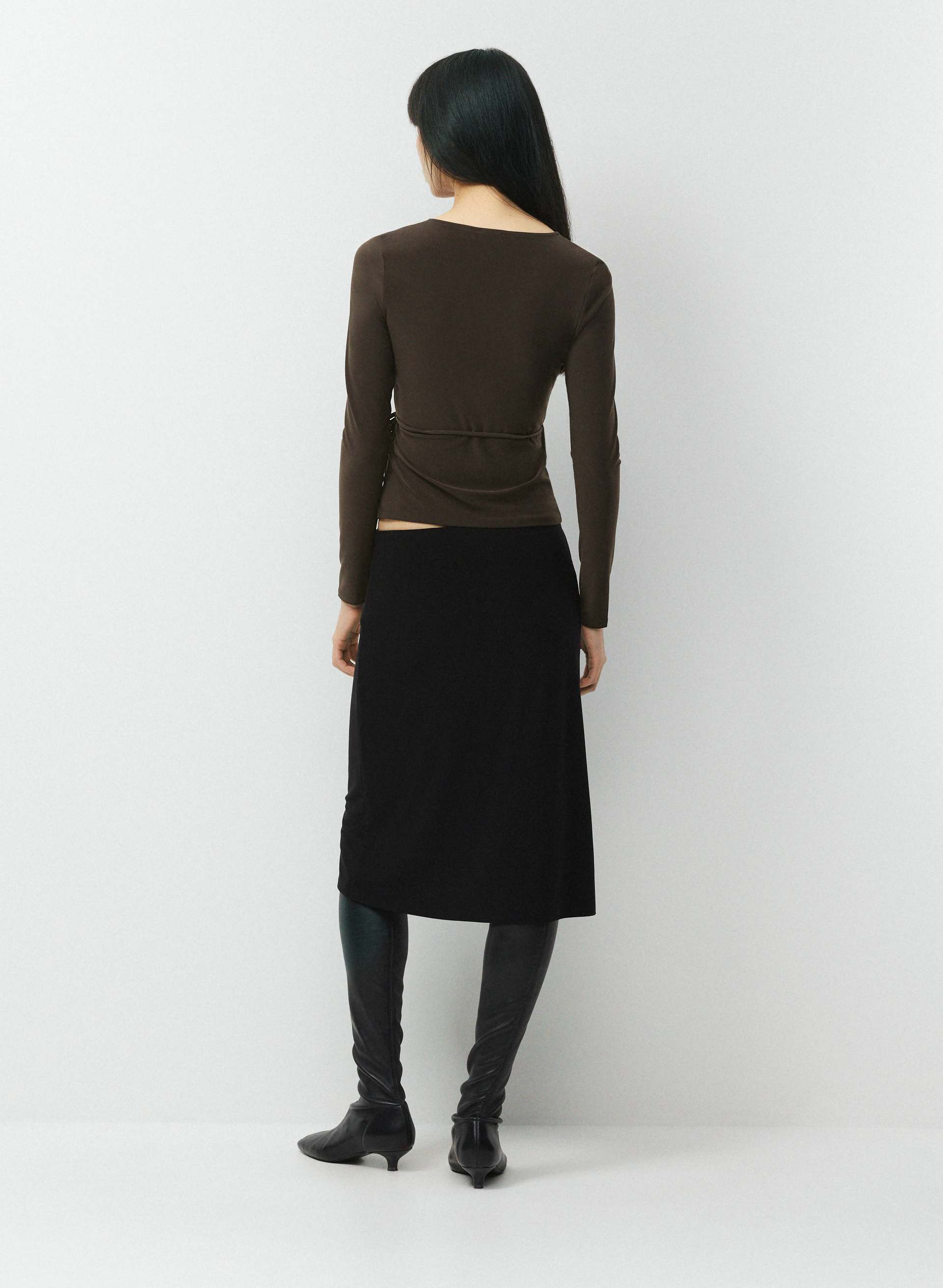 Smooth Matter™ Island Wrap Longsleeve | Aritzia US