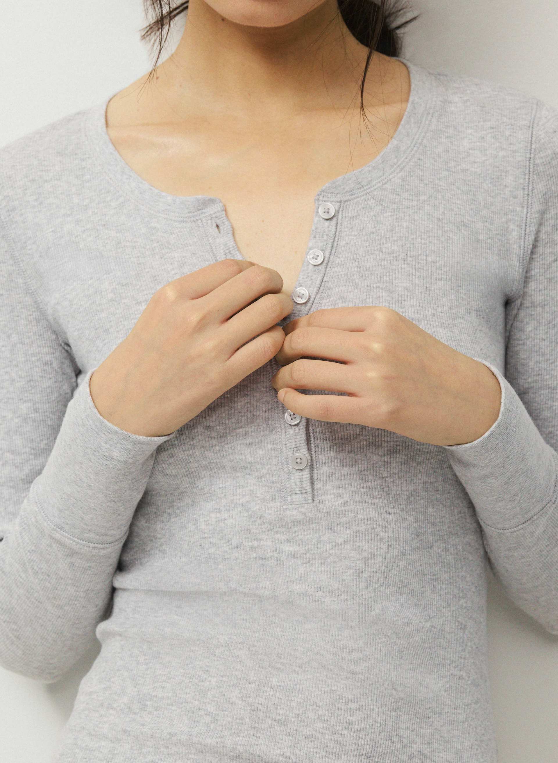 HOMESTRETCH™ RIB ROTATION HENLEY | Aritzia