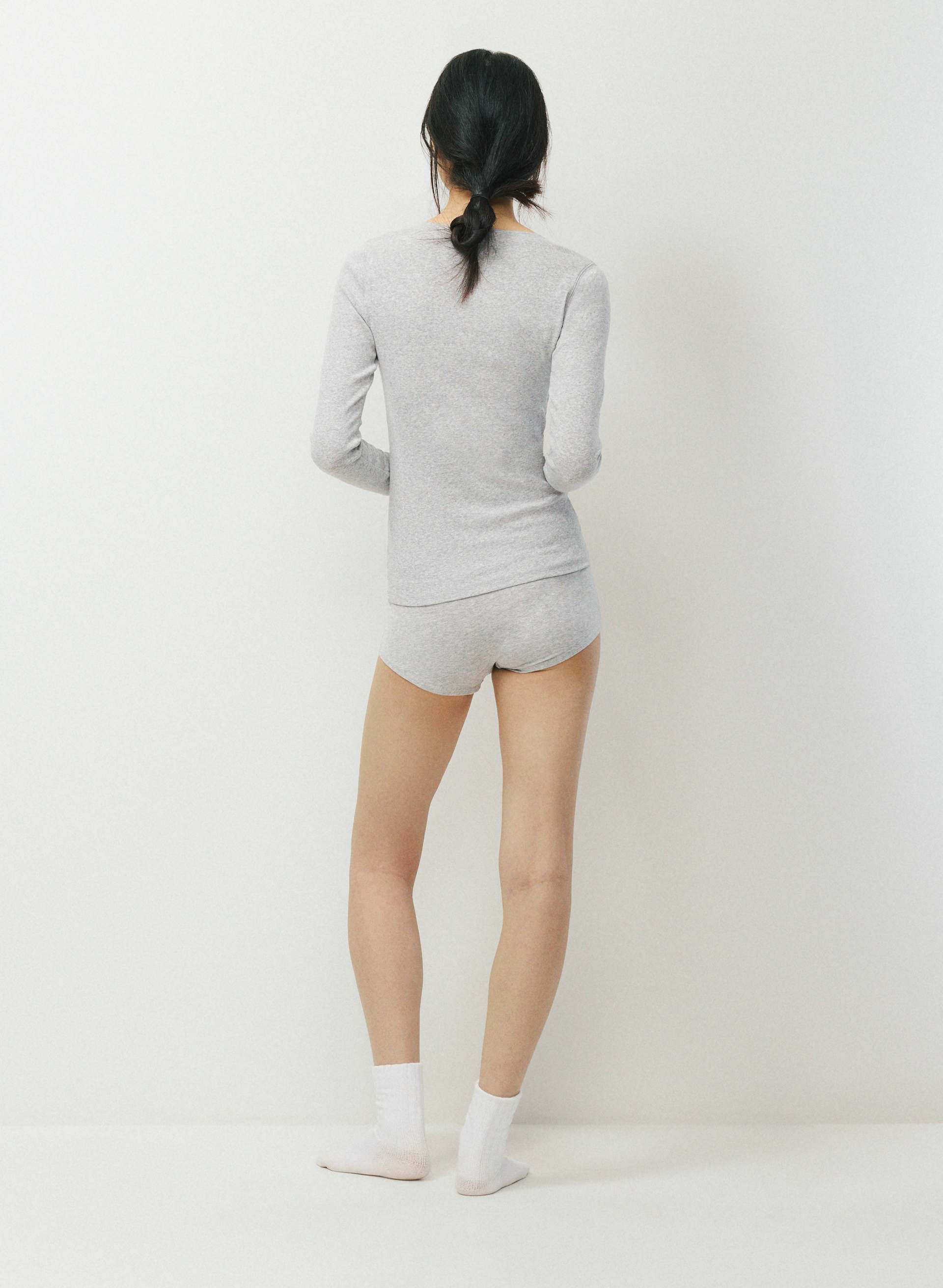 HOMESTRETCH™ RIB ROTATION HENLEY | Aritzia