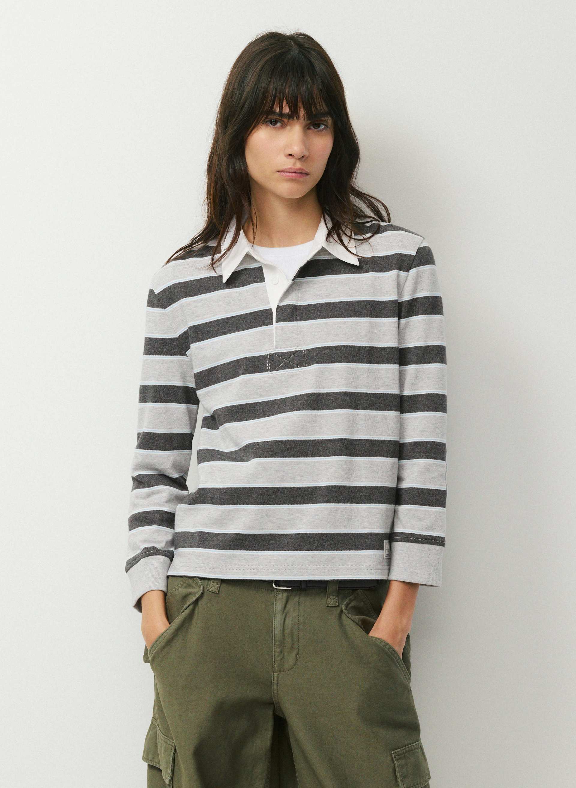 MIGHTY COTTON™ WISCONSIN POLO | Aritzia