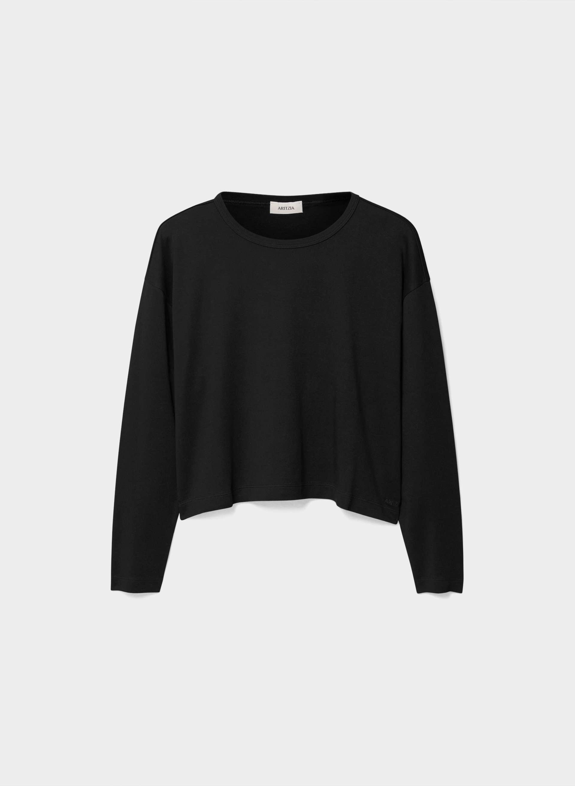 INTERLOCK COTTON PRECISION LONGLSEEVE | Aritzia