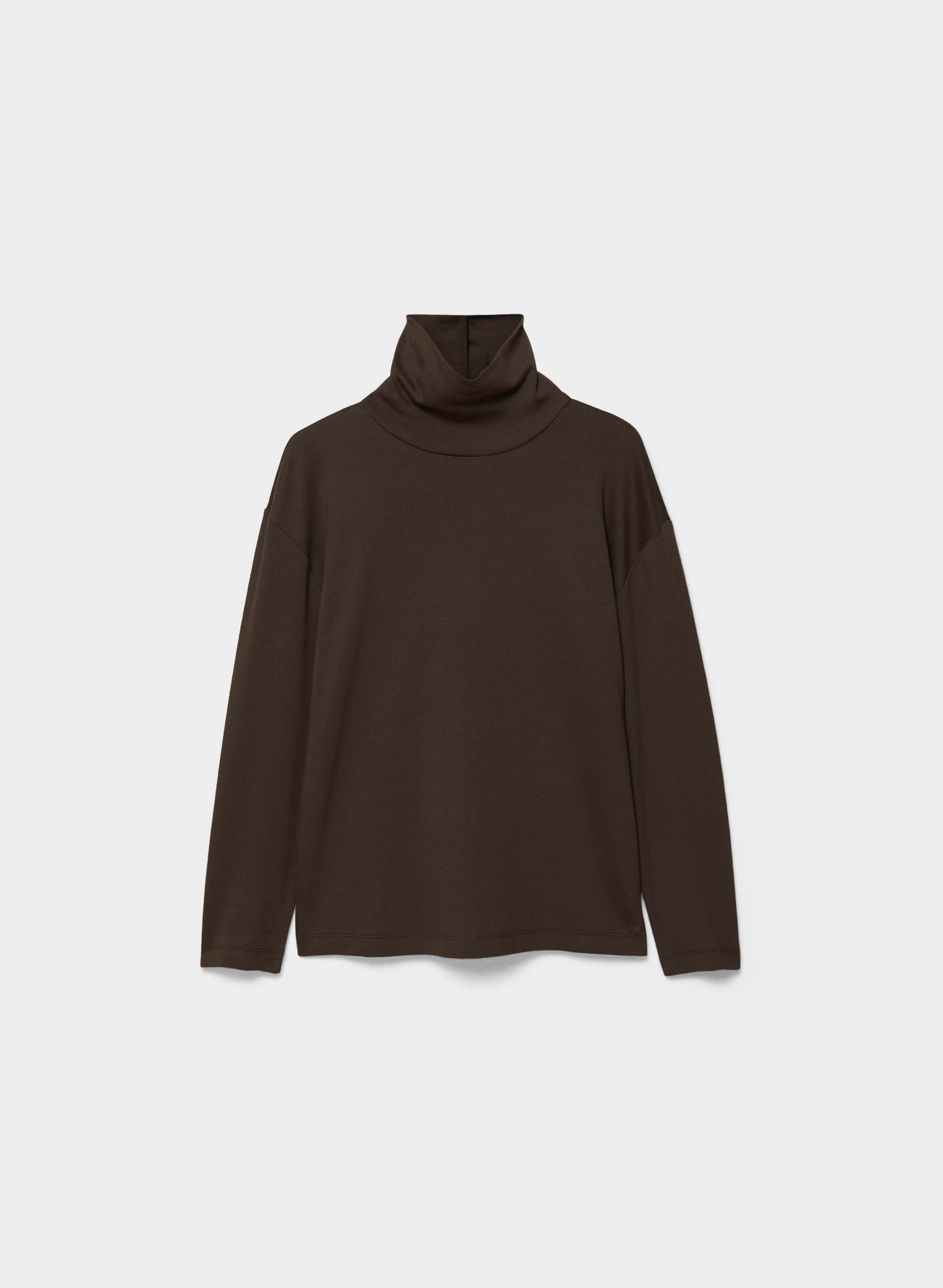 INTERLOCK COTTON WHARTON TURTLENECK | Aritzia