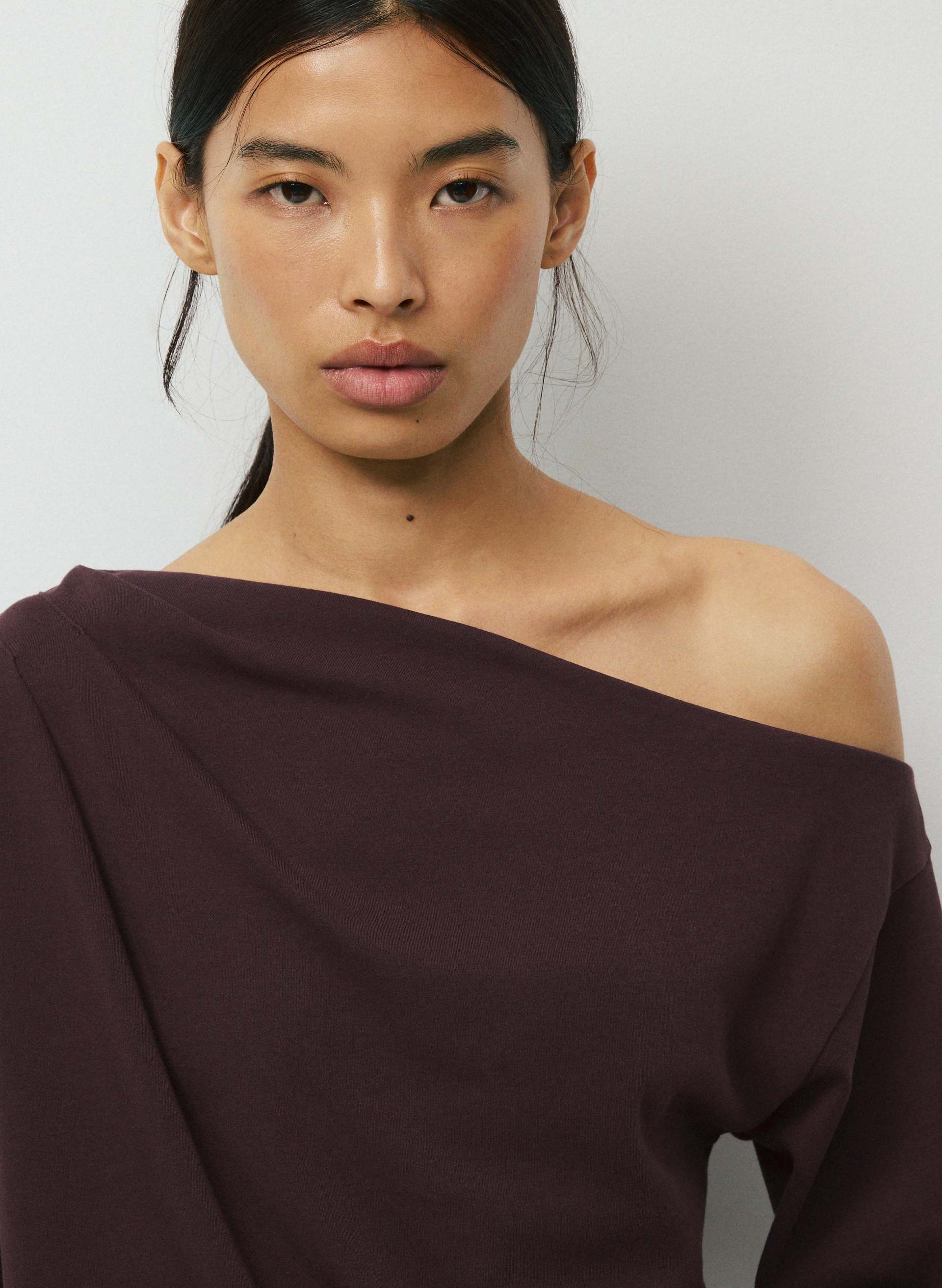 HAUT SCRIPT M. LONGUES - COTON INTERLOCK | Aritzia