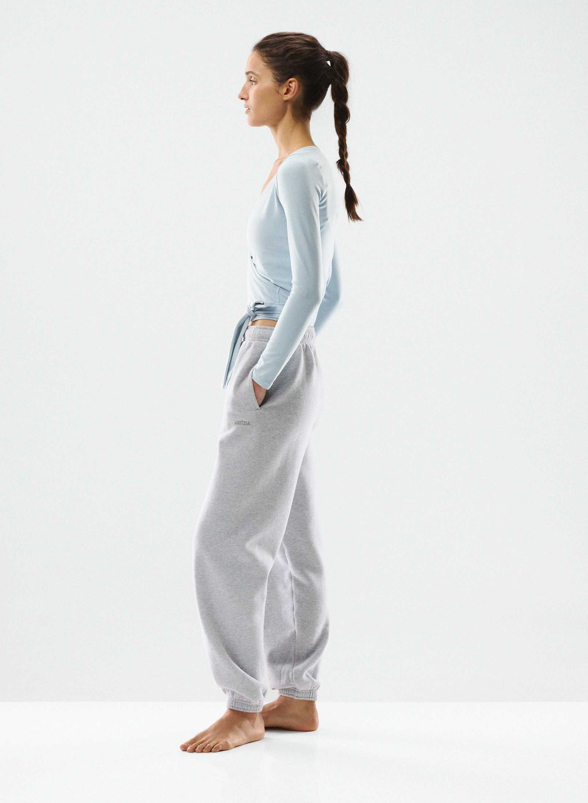 BUTTER FOCAL HI-HIP WRAP LONGSLEEVE | Aritzia