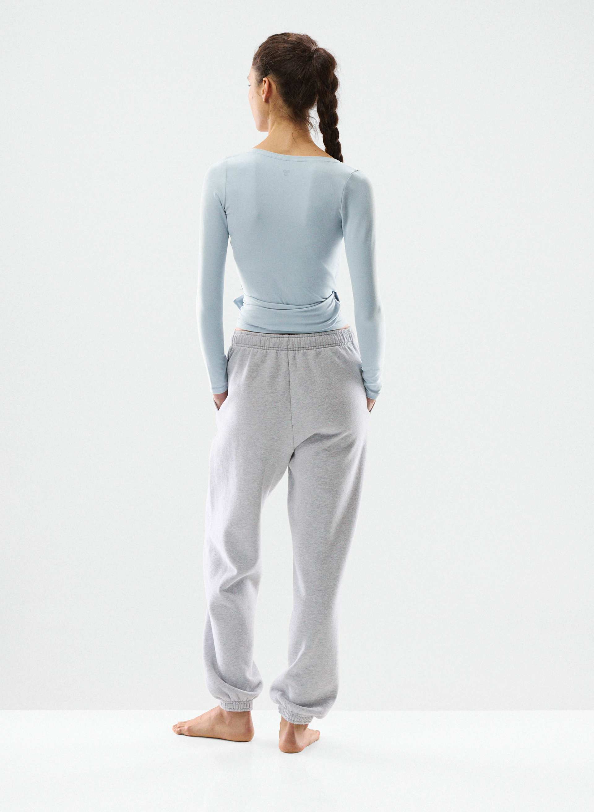 BUTTER FOCAL HI-HIP WRAP LONGSLEEVE | Aritzia