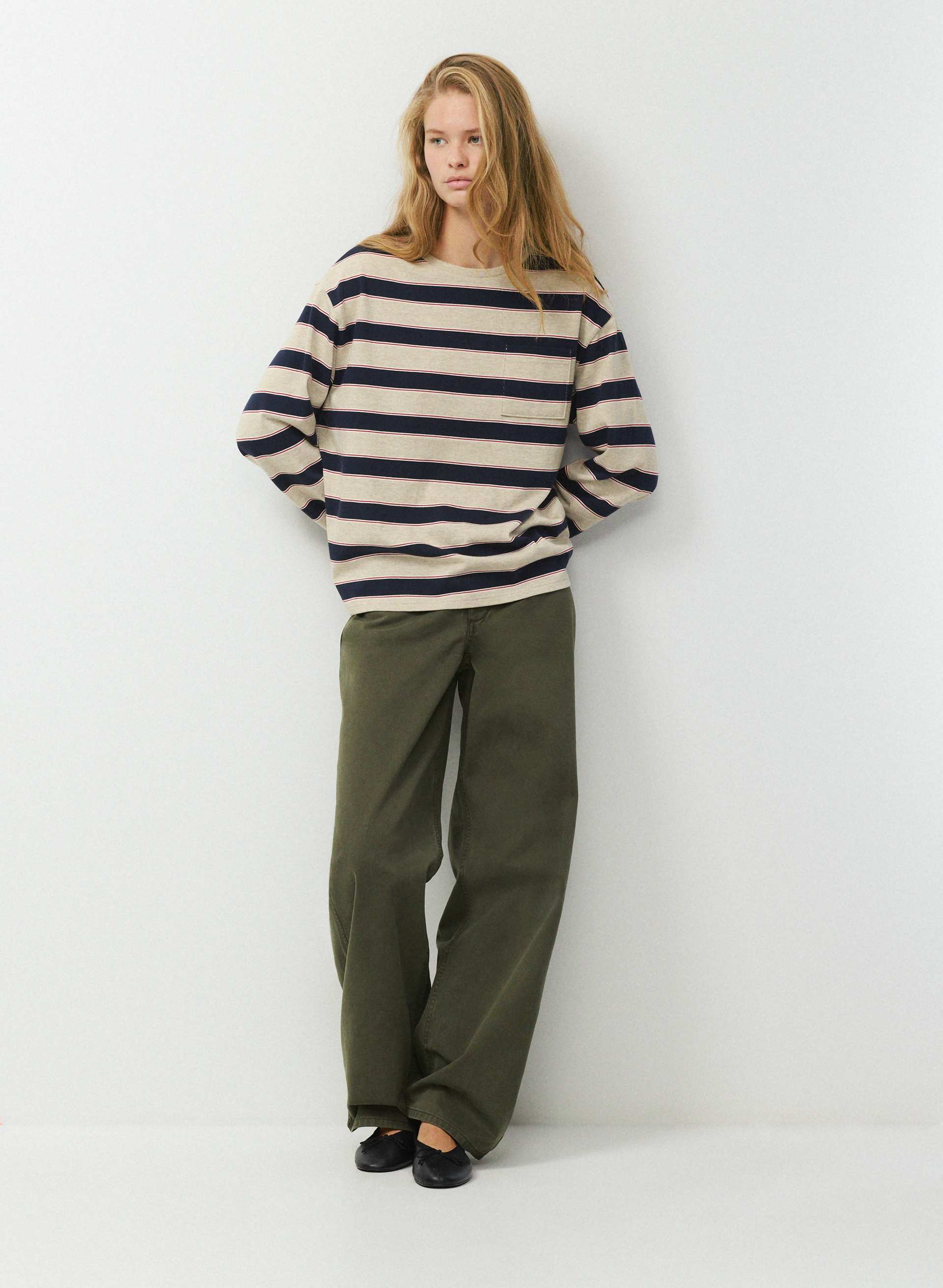 MIGHTY COTTON™ FLETCH LONGSLEEVE - Striped 100% cotton jersey crewneck longsleeve. 