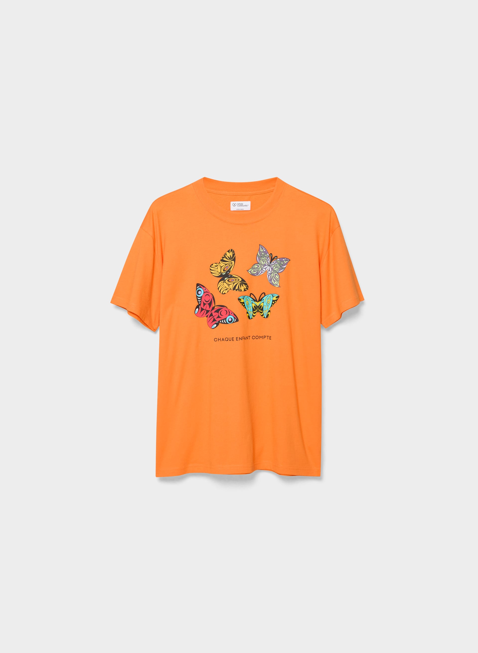 T-SHIRT DE LA JOURNÉE DU CHANDAIL ORANGE 2026 | Aritzia