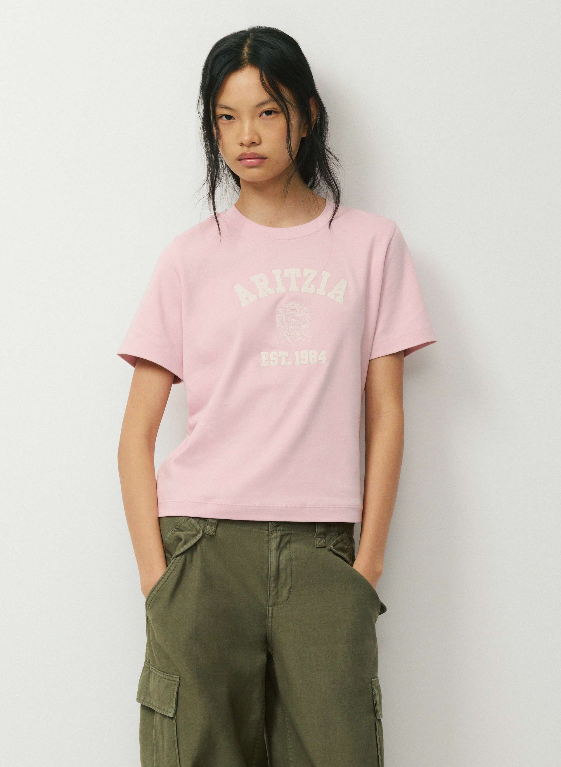 INTERLOCK COTTON FUNCTION T-SHIRT | Aritzia